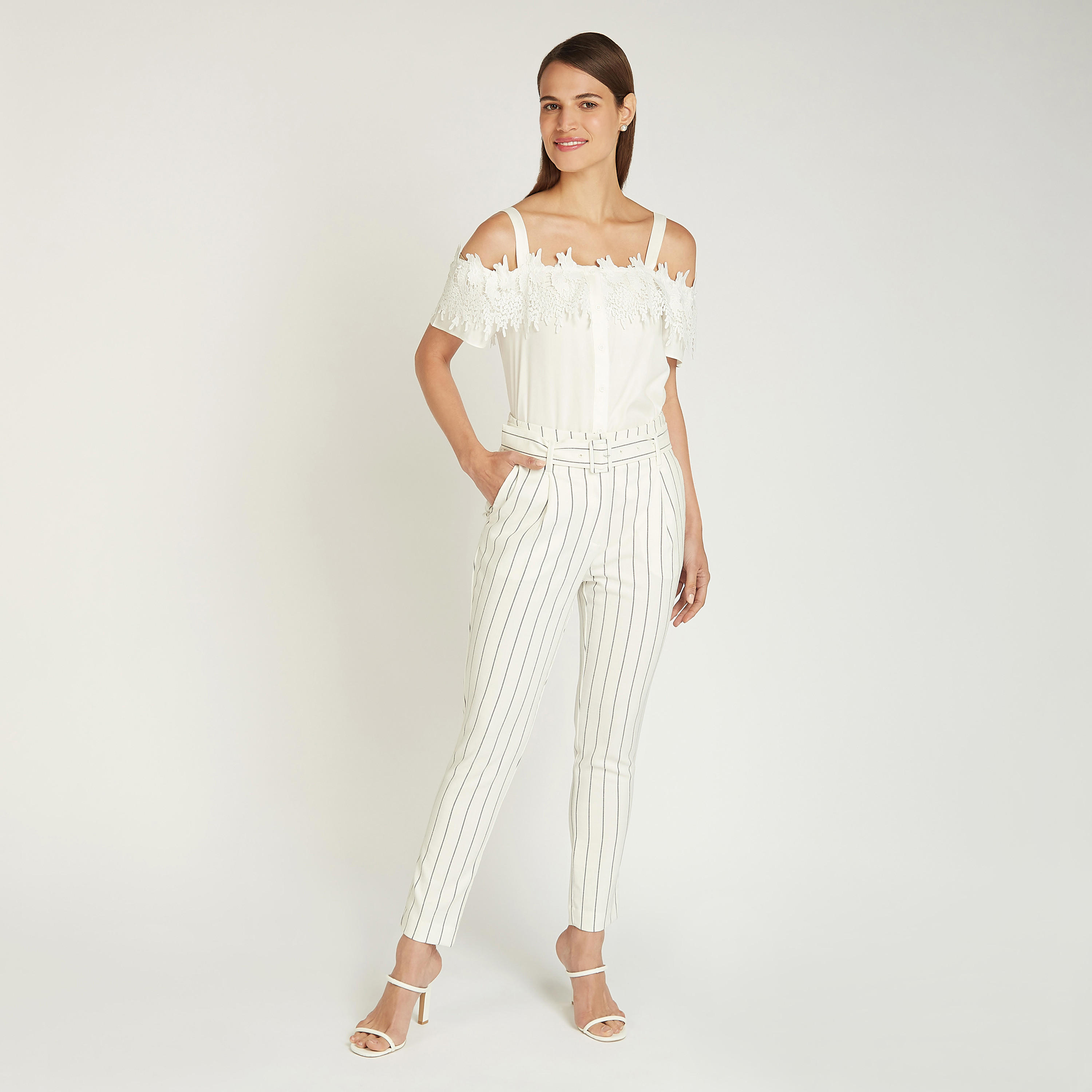 Striped Mid-Rise Trousers with Pocket Detail and Belt-women-clothing-bottoms-trousers-image-2