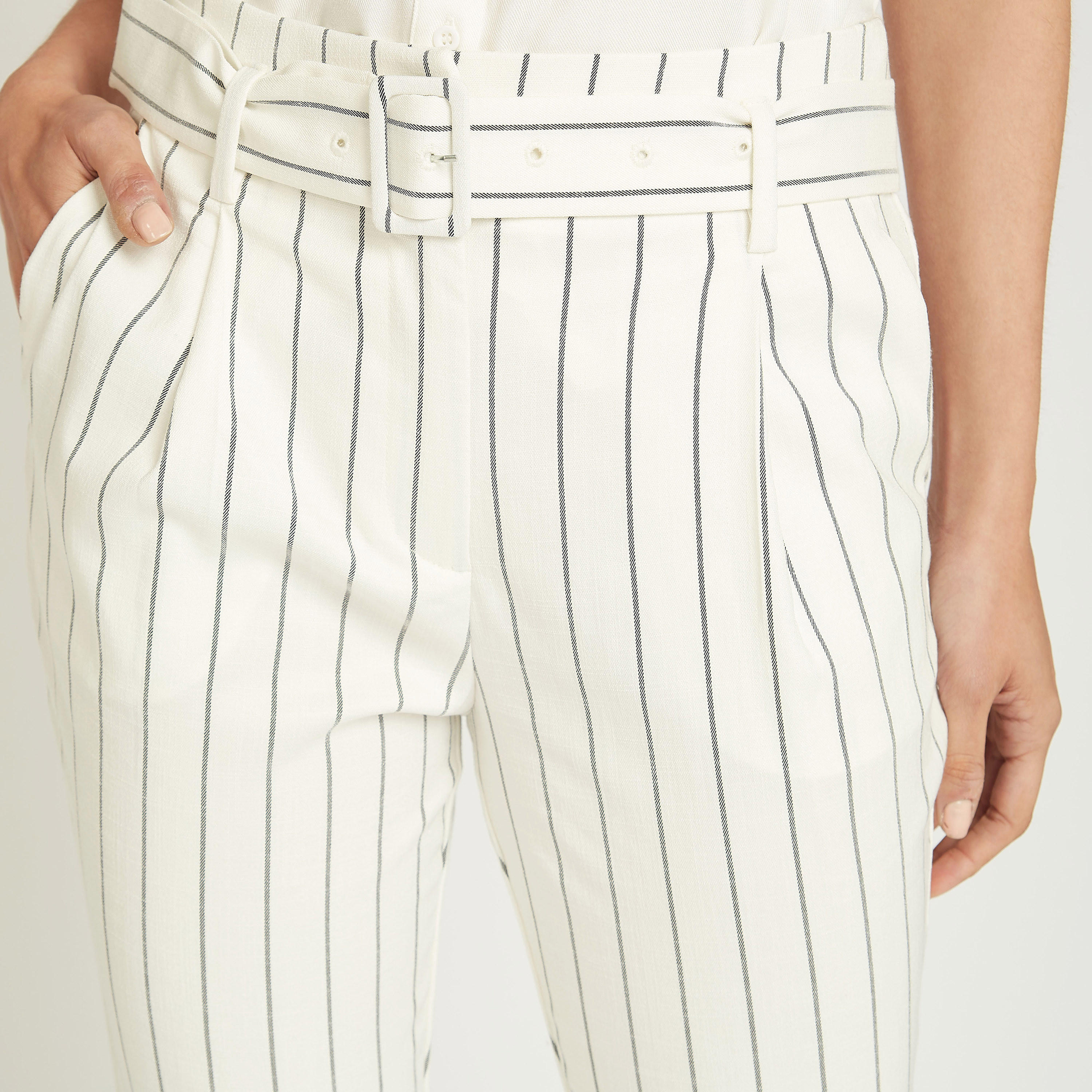 Striped Mid-Rise Trousers with Pocket Detail and Belt-women-clothing-bottoms-trousers-image-3