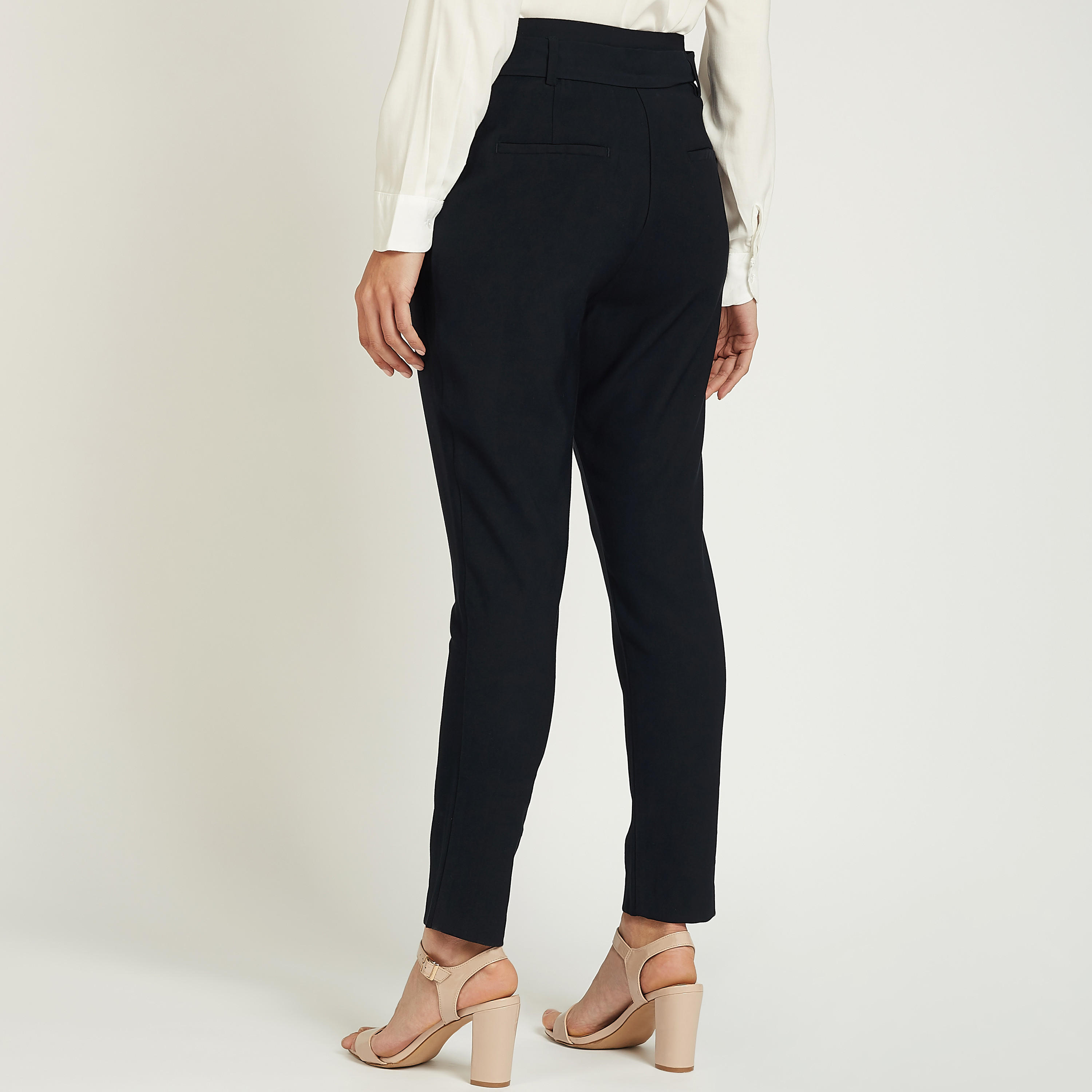 Solid Mid-Rise Trousers with Pocket Detail and Belt-women-clothing-bottoms-trousers-image-4