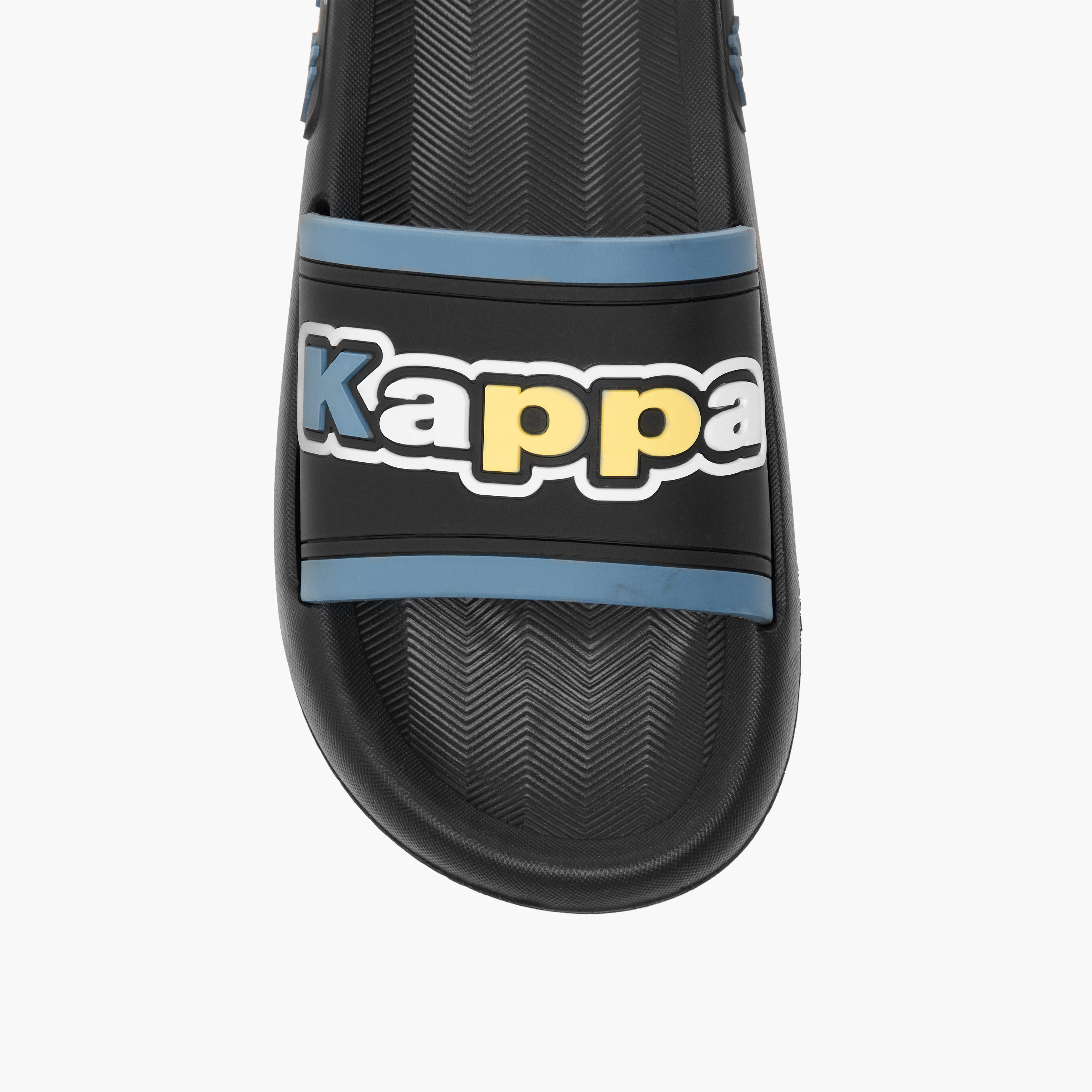 Kappa Boys' Logo Detail Slip-On Slides-boys-shoes-flipflopsandslides-image-3