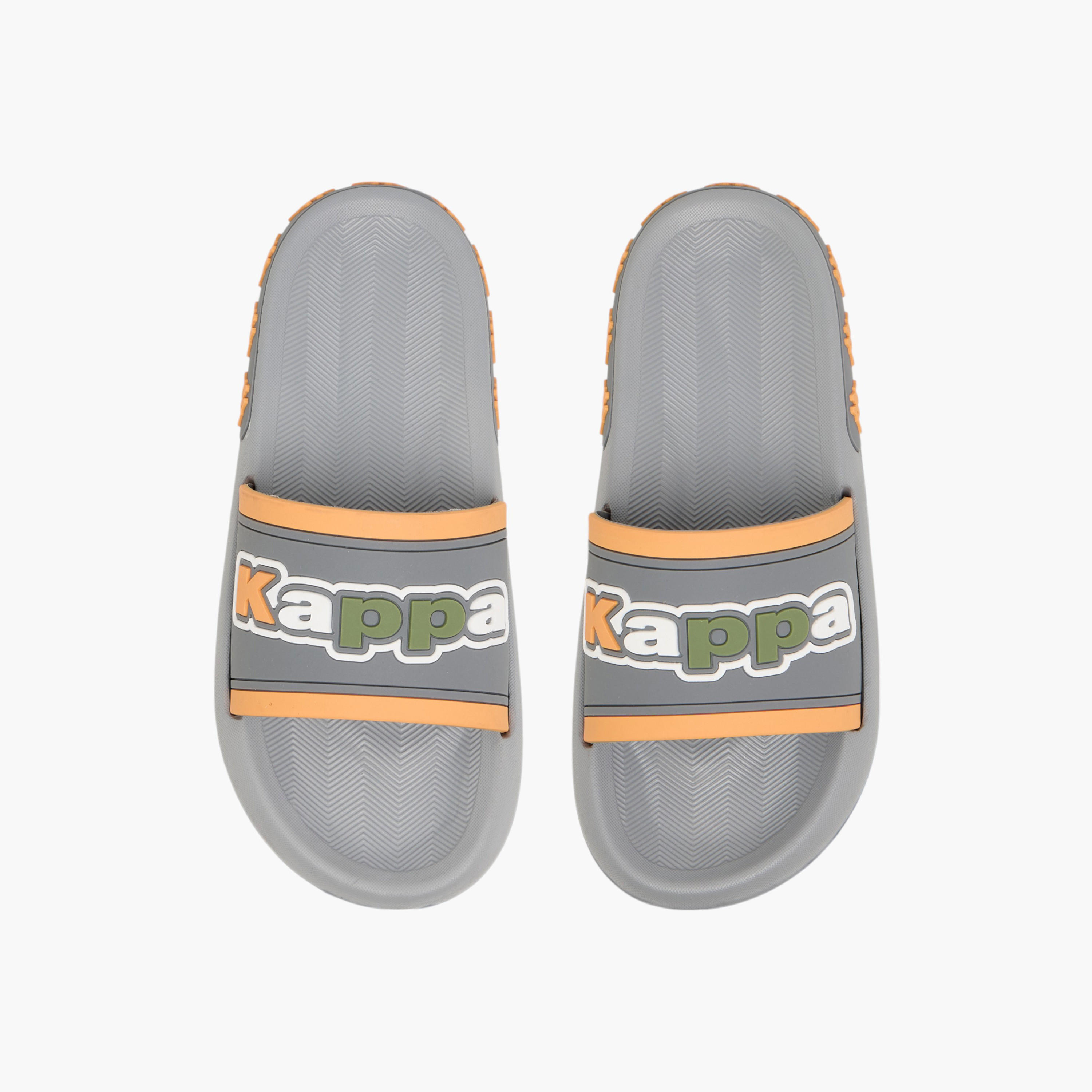 Kappa Boys' Logo Detail Slip-On Slides-boys-shoes-flipflopsandslides-image-1
