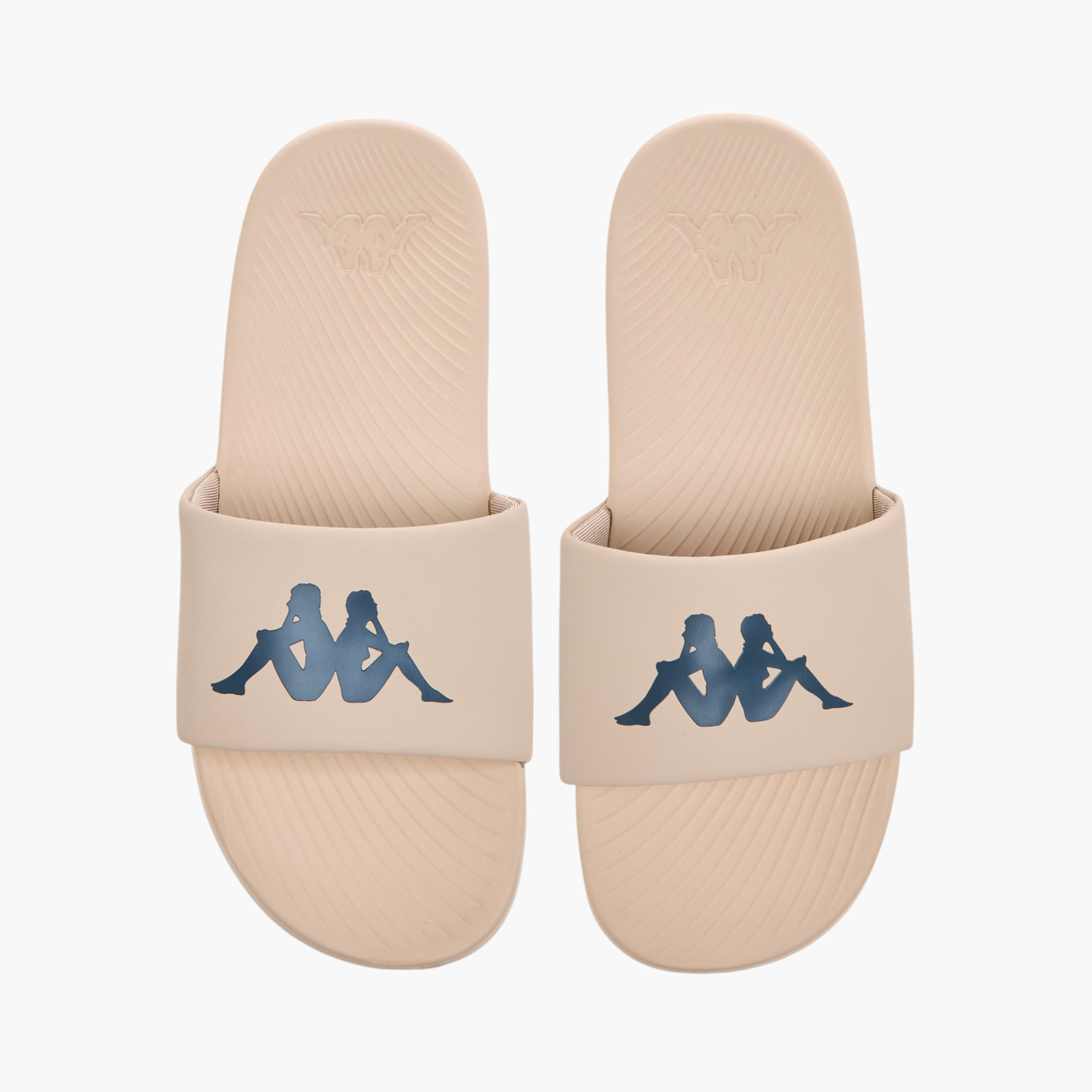 Kappa Men's Logo Print Slip-On Slides-men-shoes-flipflopsandslides-image-1