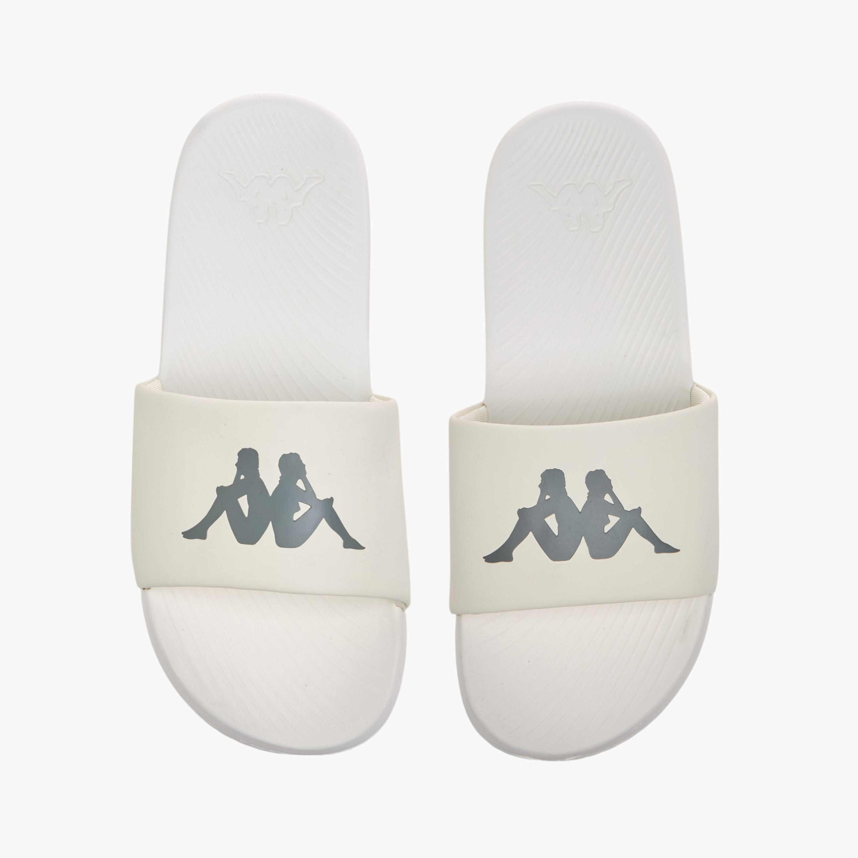 Kappa Men's Logo Print Slip-On Slides-men-shoes-flipflopsandslides-image-1