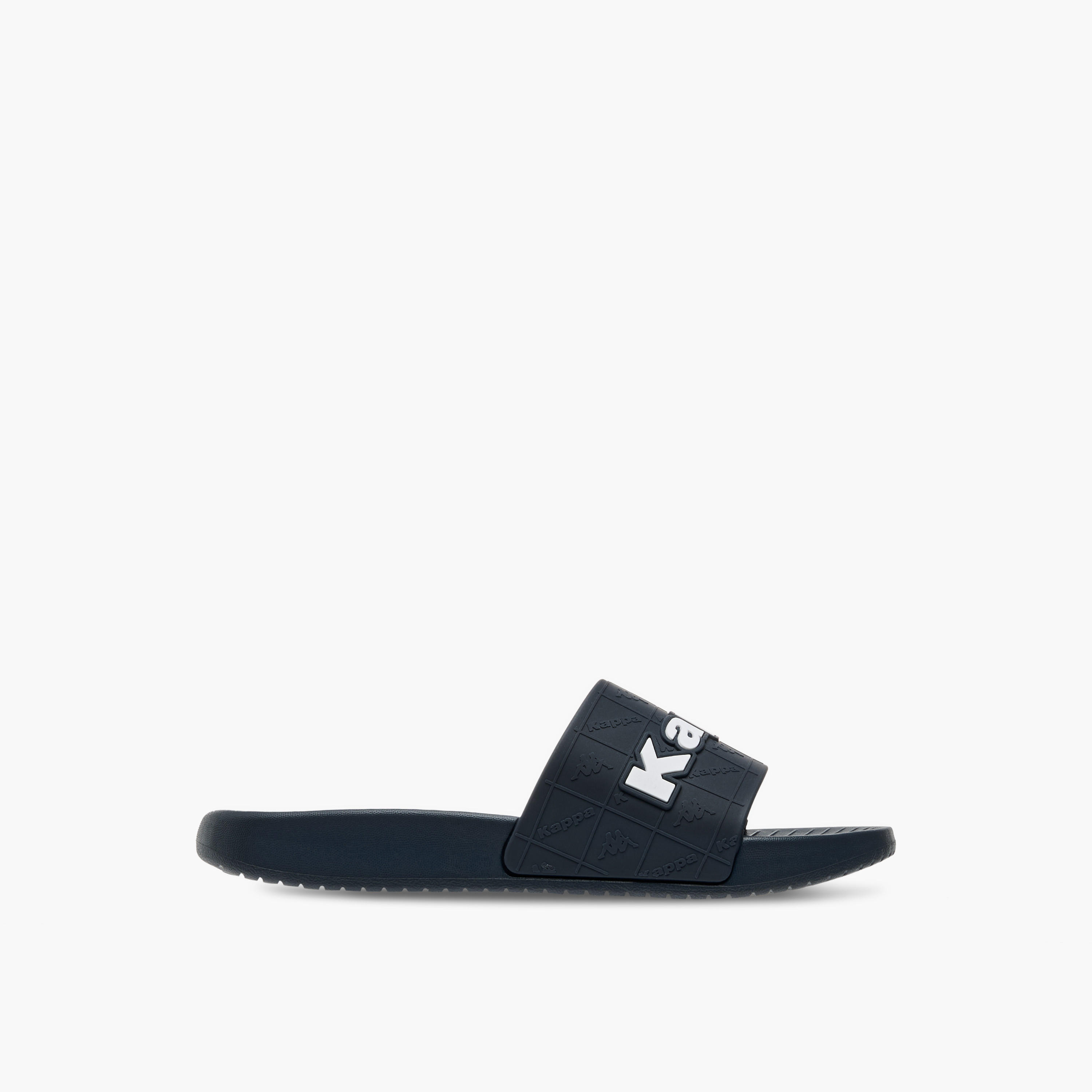 Kappa Boys' Logo Embossed Slip-On Slides-boys-shoes-flipflopsandslides-image-2