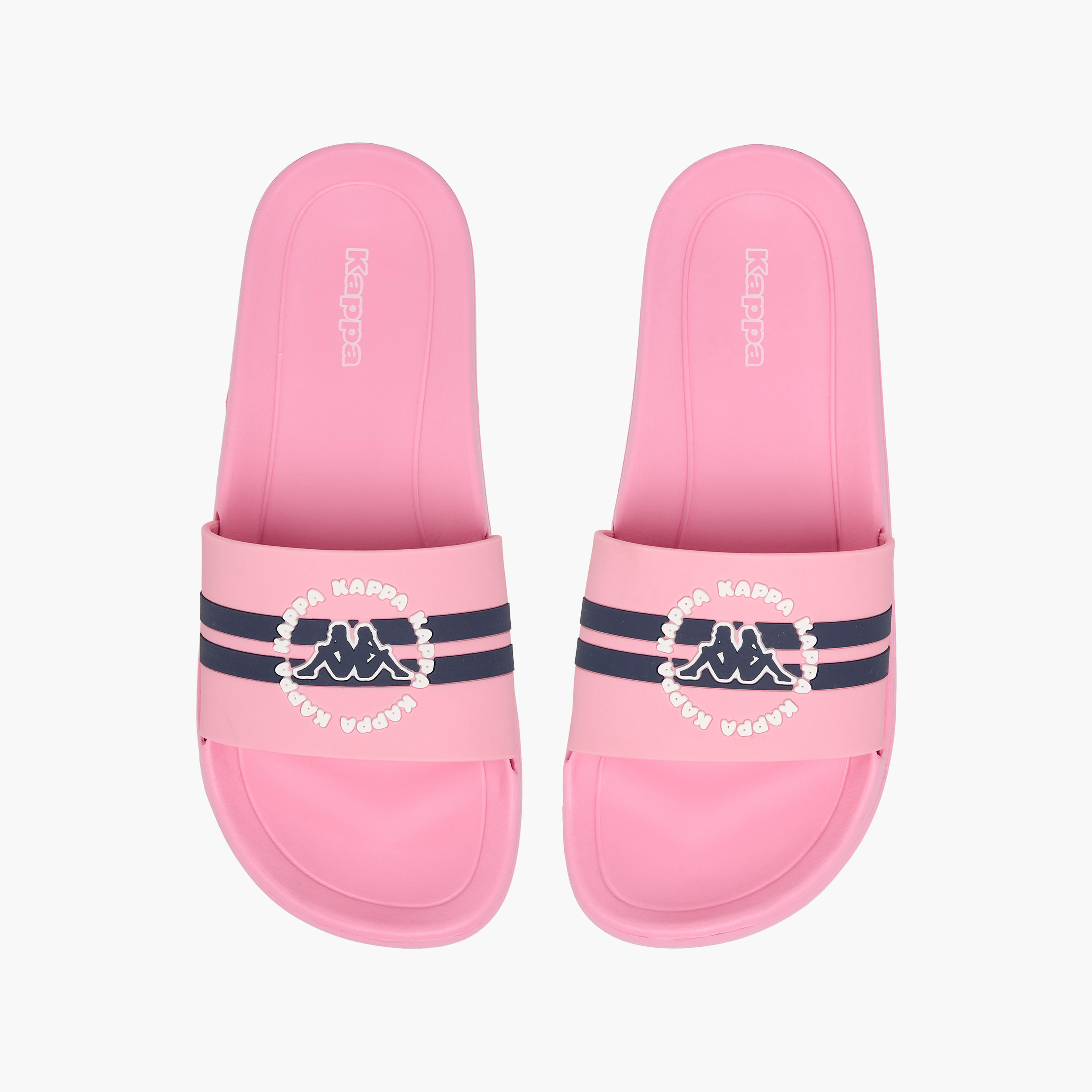 Kappa Slides with Logo Detail-baby-girls-shoes-flipflopsandslides-image-1