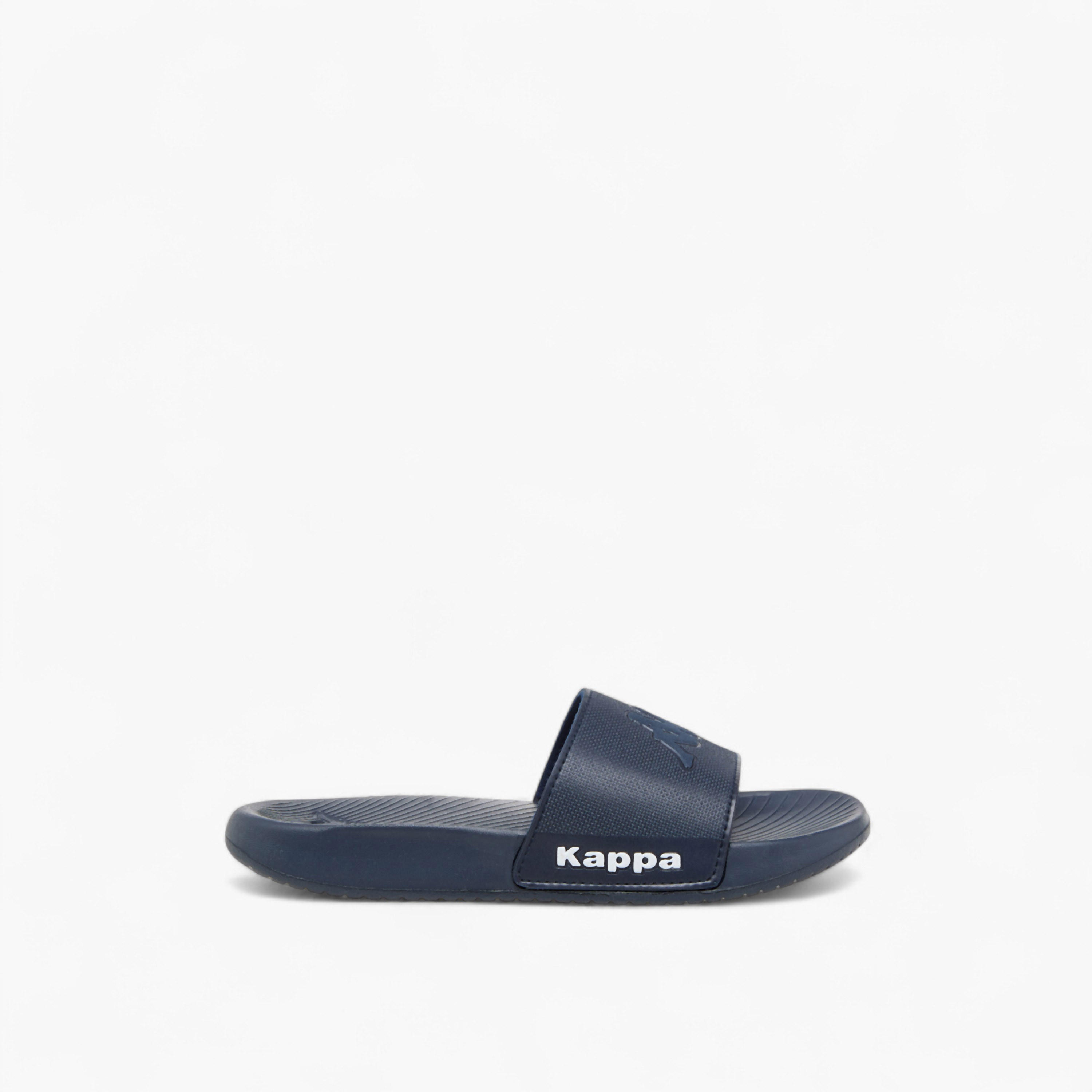 Kappa Unisex Logo Detail Slides-boys-shoes-flipflopsandslides-image-2