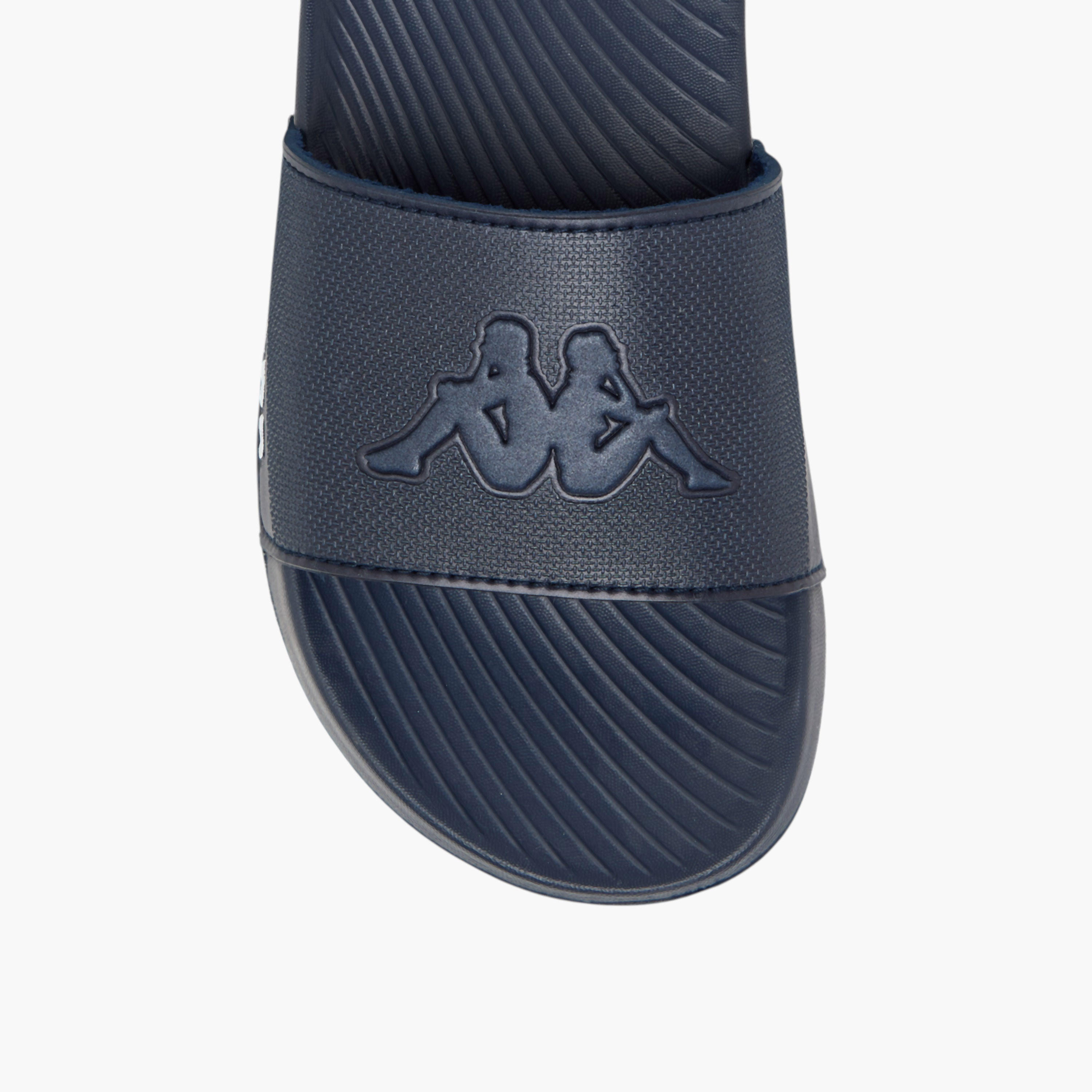Kappa Unisex Logo Detail Slides-boys-shoes-flipflopsandslides-image-3