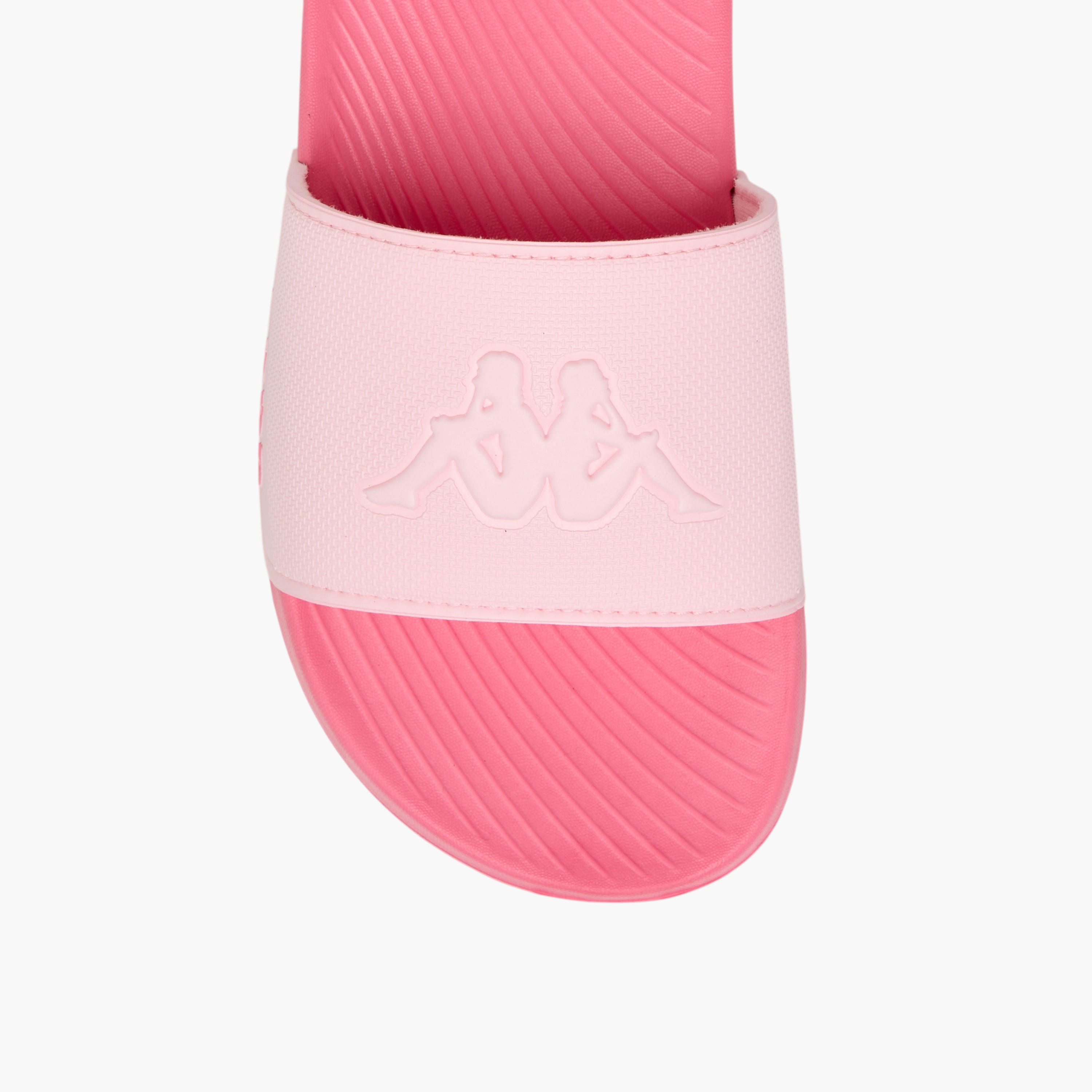 Kappa Girls' Logo Detail Slides-girls-shoes-flipflopsandslides-image-3
