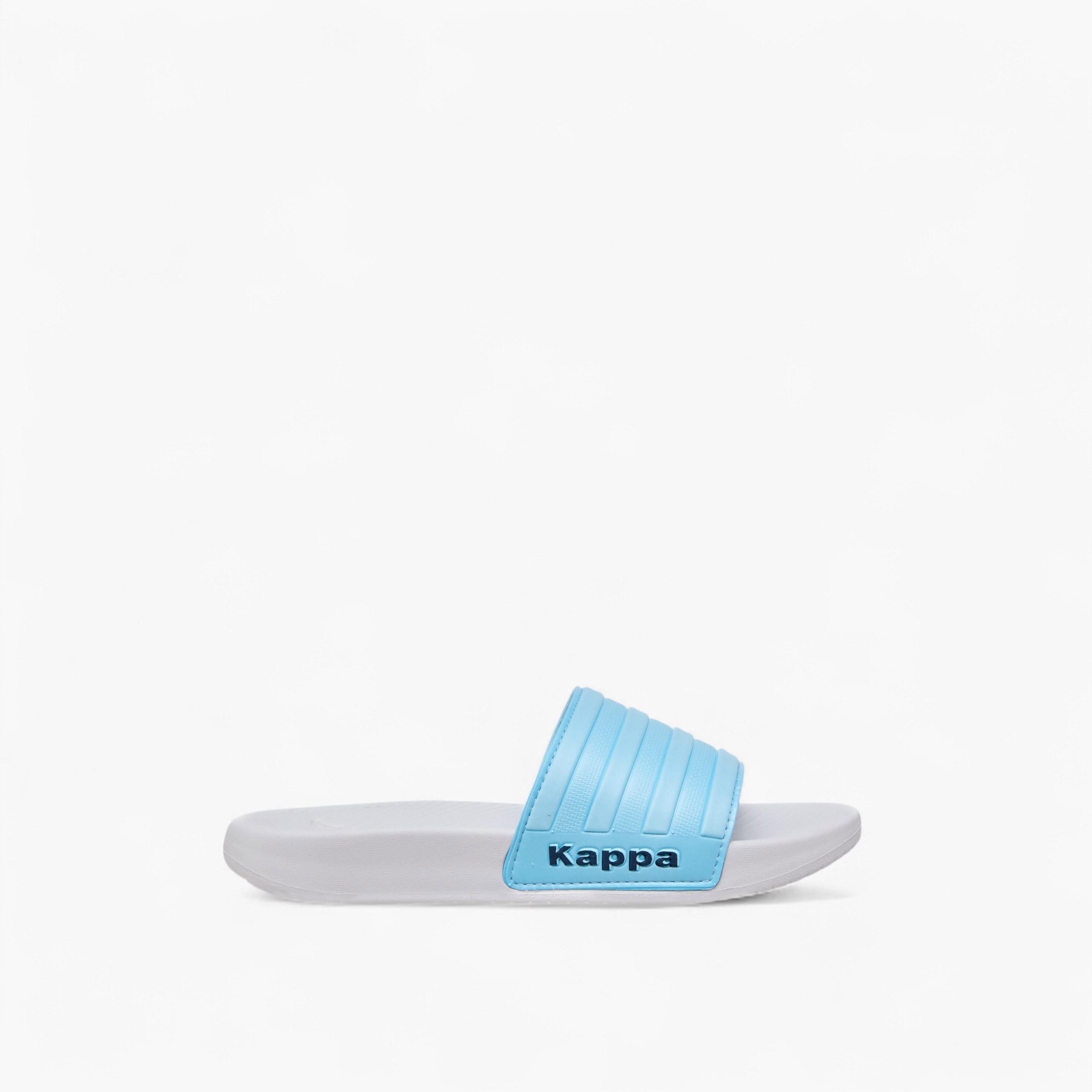 Kappa Girls' Logo Detail Slides-girls-shoes-flipflopsandslides-image-2