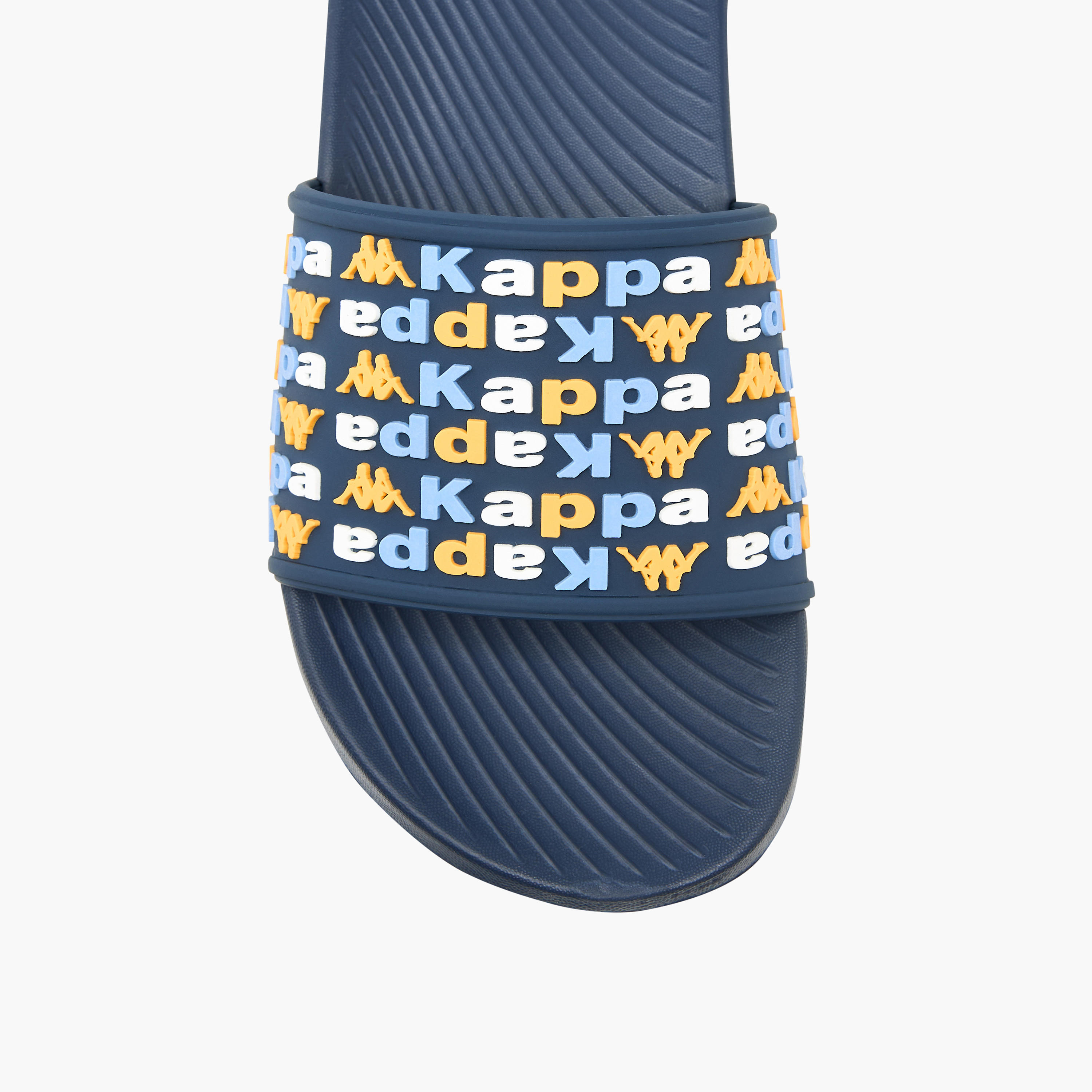 Kappa Boys Logo Embossed Slides-boys-shoes-flipflopsandslides-image-3