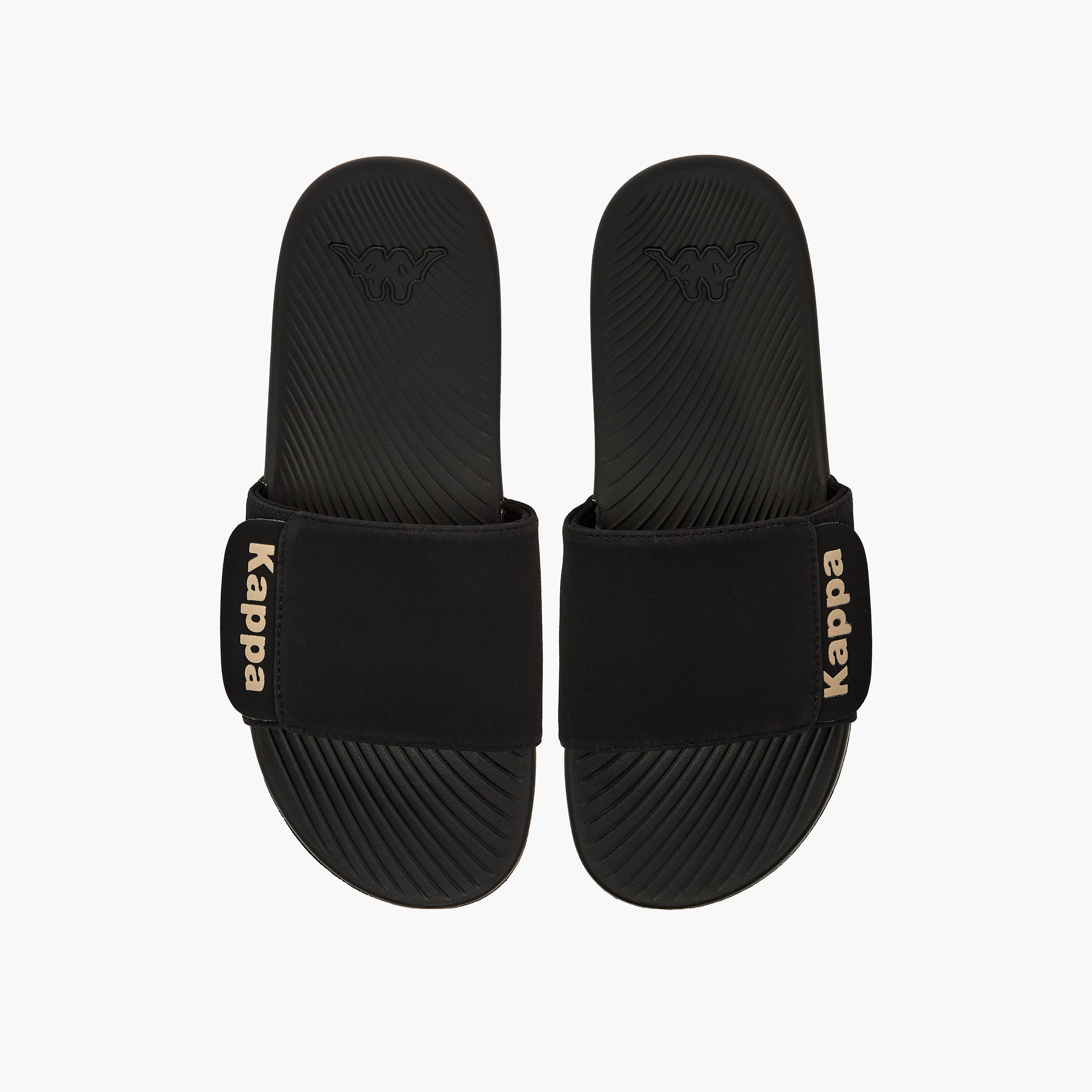 Kappa Men Logo Print Slides-men-shoes-flipflopsandslides-image-1