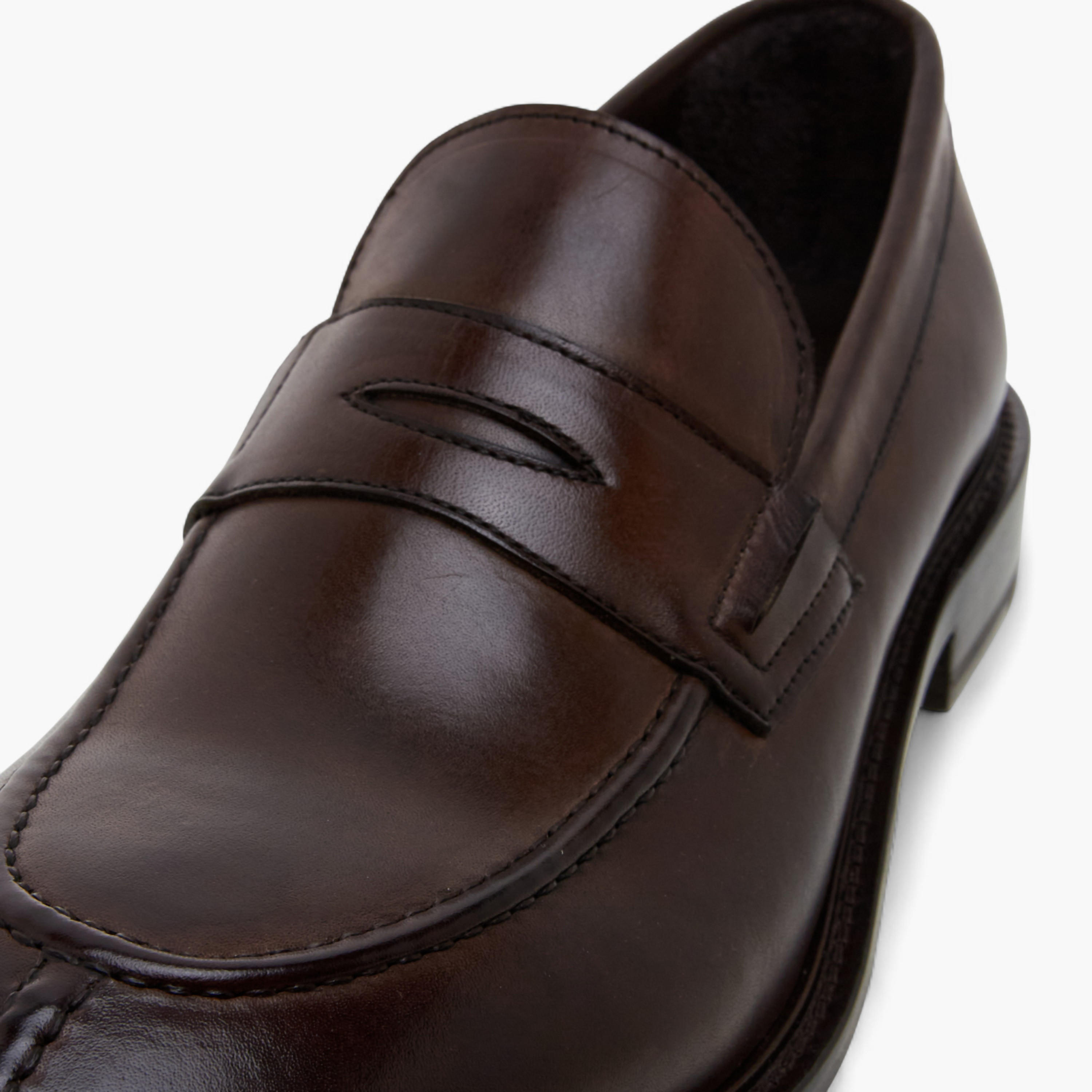 Duchini Men Lace-Up Leather Loafers-men-shoes-formalshoes-image-4