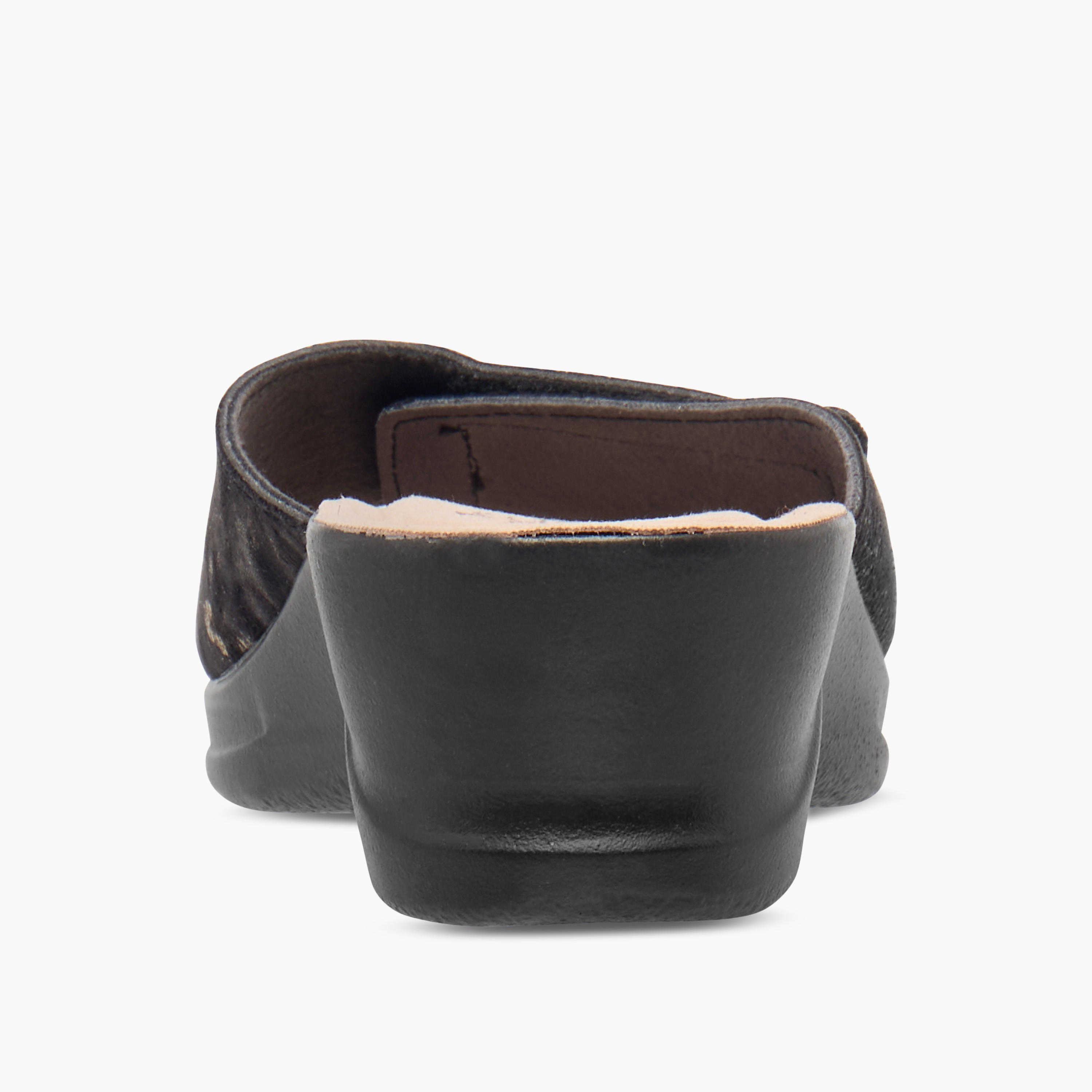 FlyFlot Textured Slip-On Comfort Sandals with Wedge Heels-women-shoes-sandals-heeled-image-5