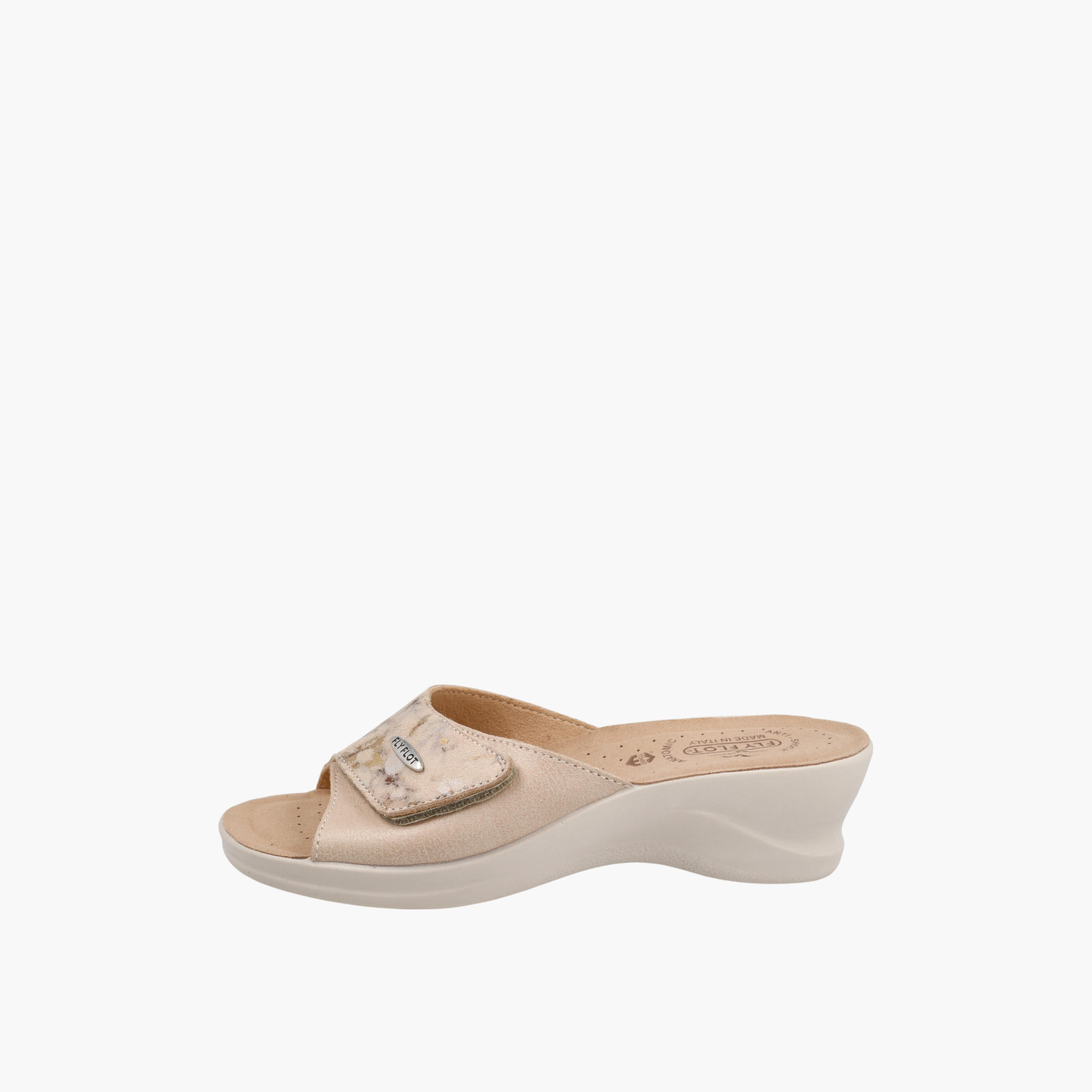 FlyFlot Printed Slip-On Sandals with Wedge Heels-women-shoes-sandals-heeled-image-4