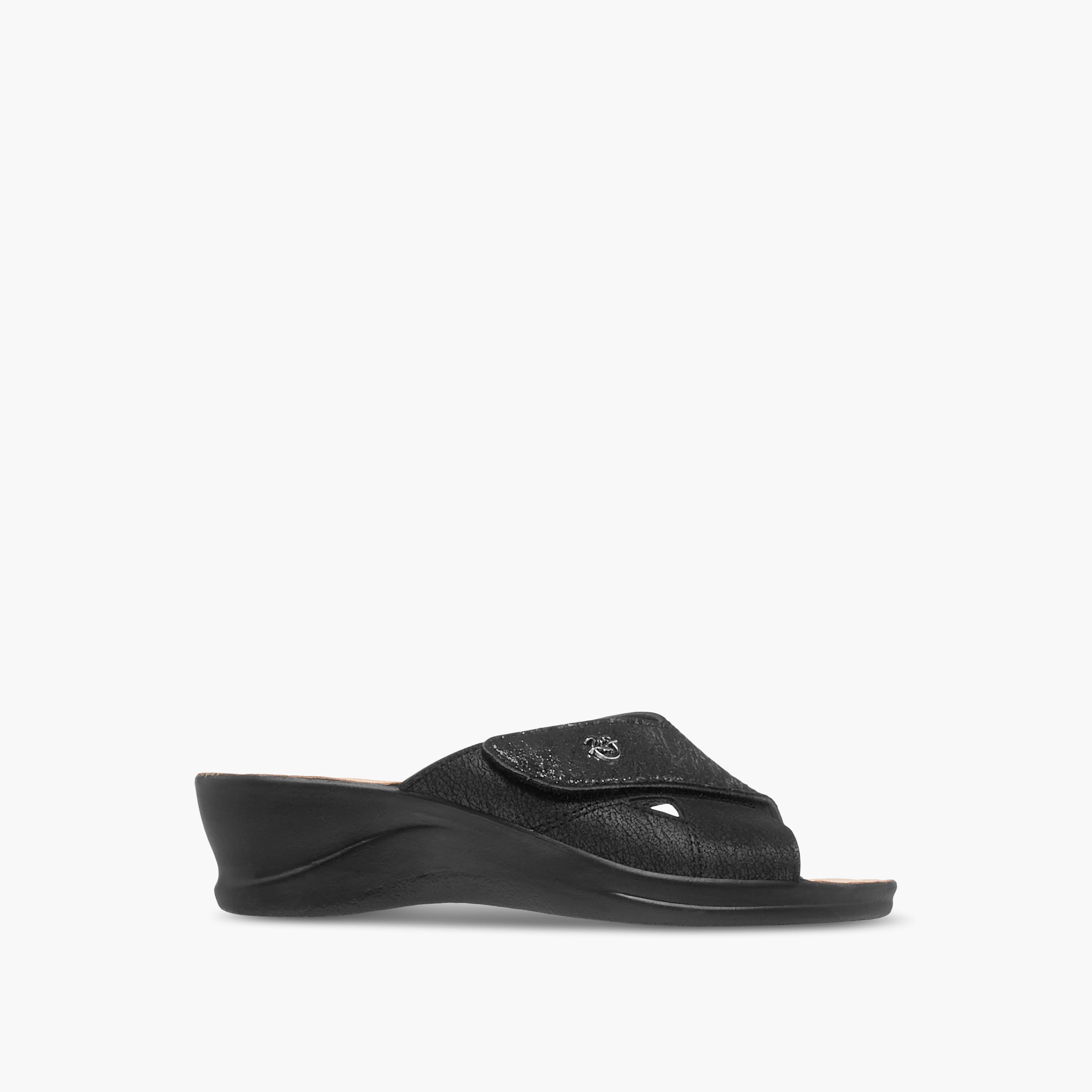 FlyFlot Cross Strap Slip-On Sandals with Wedge Heels-women-shoes-sandals-heeled-image-3