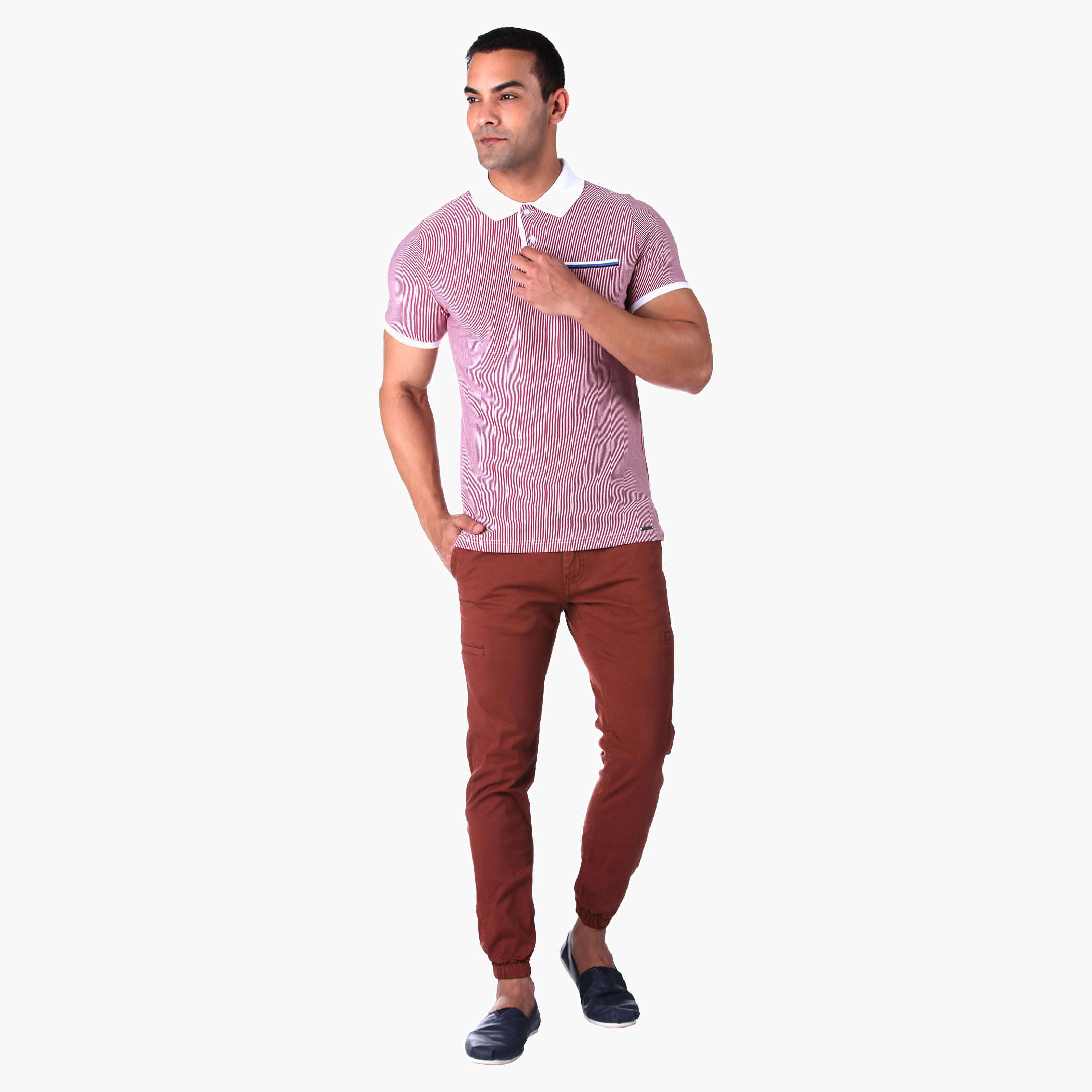 Solid Colour Cuff Pants-men-clothing-bottoms-trousersandchinos-trousers-image-1