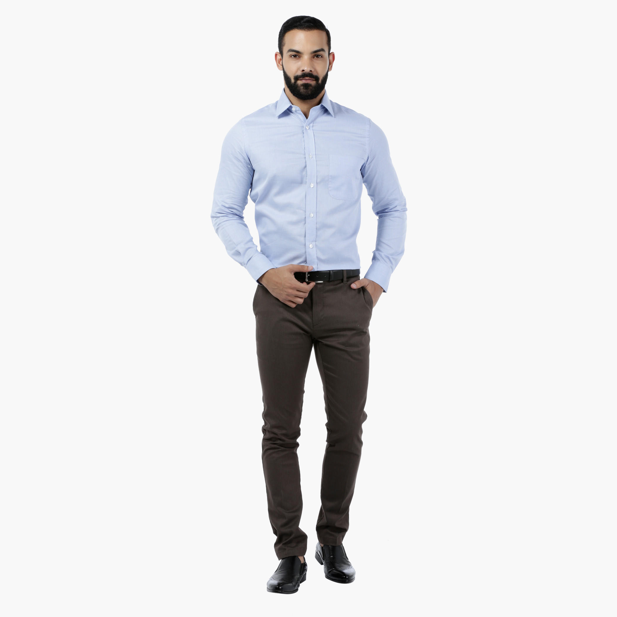 Slim-fit Smart Trousers-men-clothing-bottoms-trousersandchinos-trousers-image-1