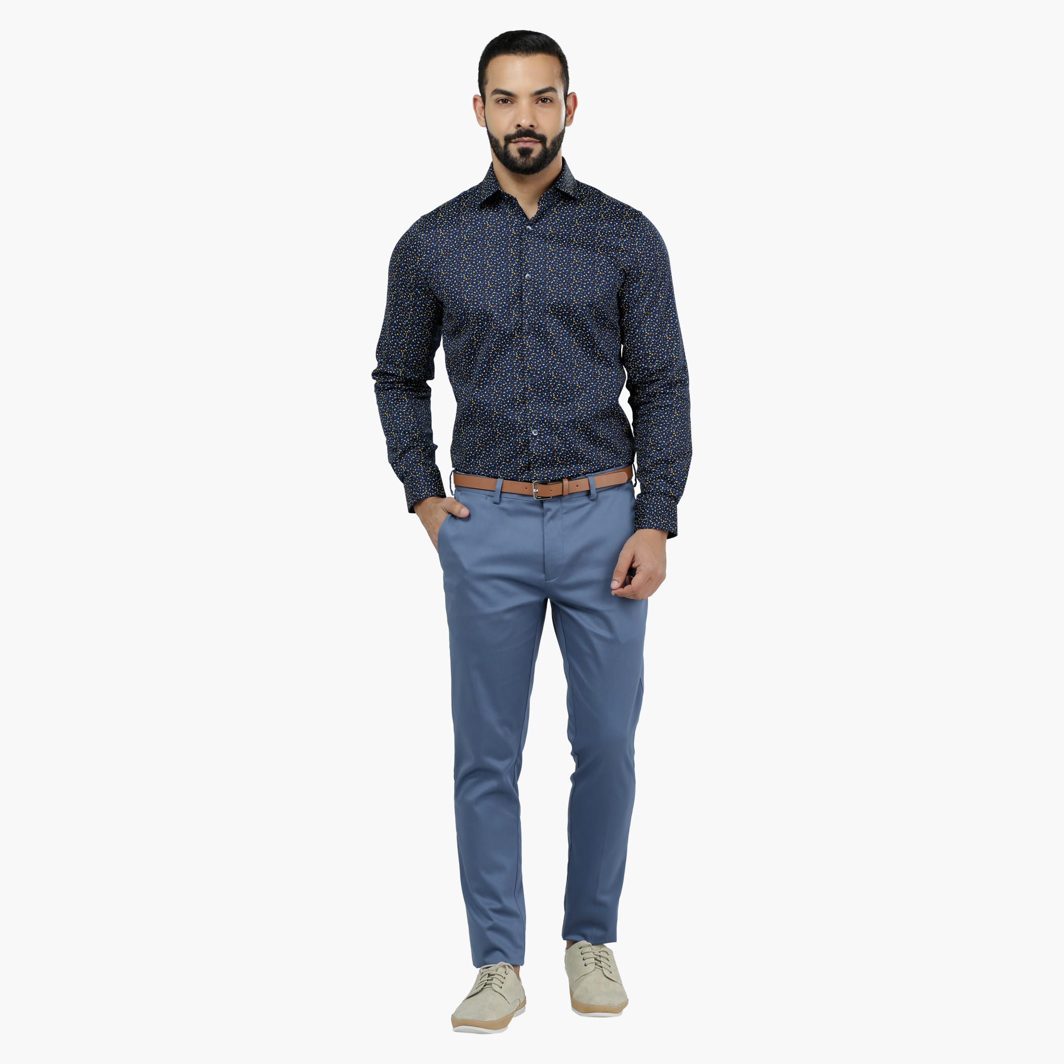 Slim Fit Casual Trousers with Adjustable Waistband-men-clothing-bottoms-trousersandchinos-trousers-image-5