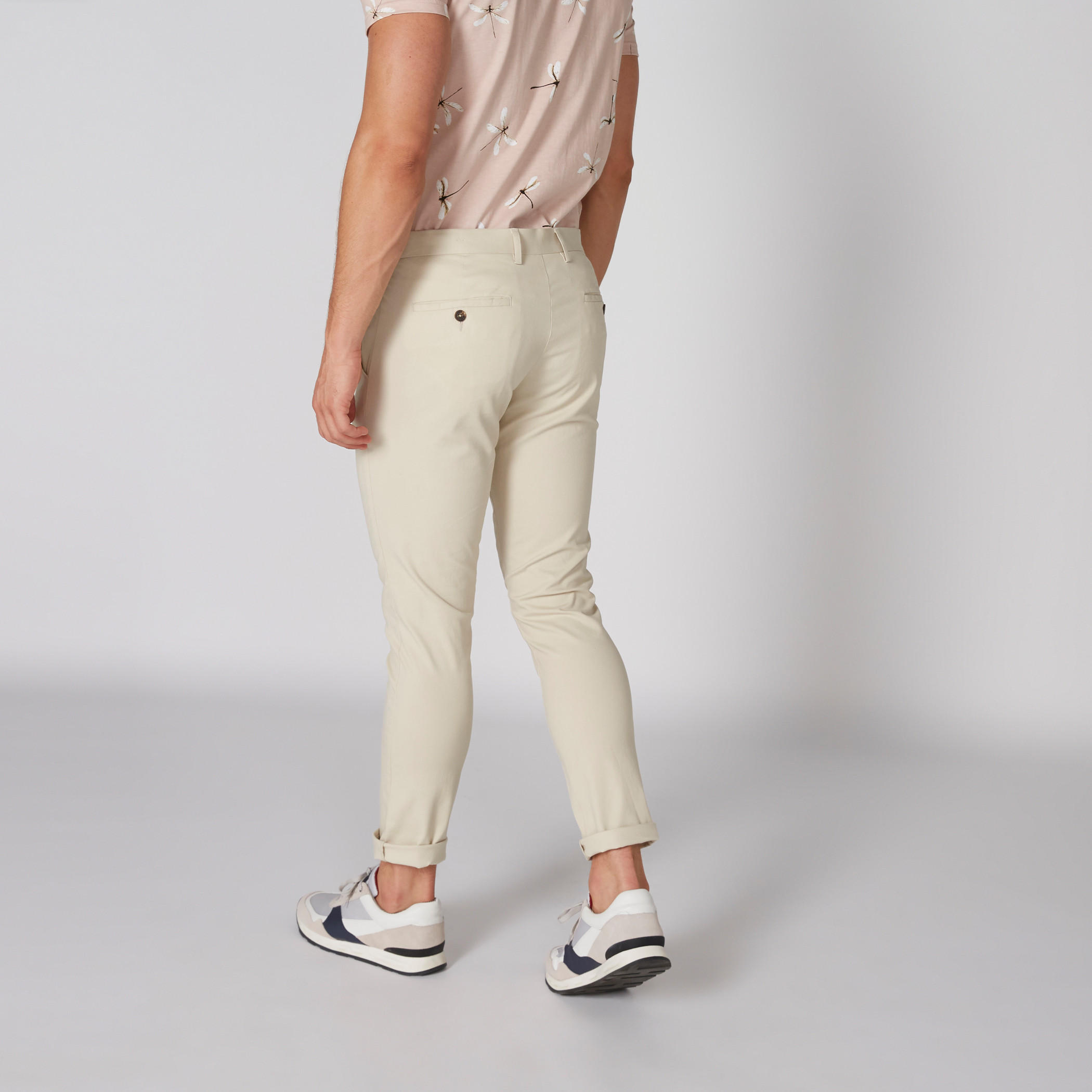 بنطال شينو طويل بزر إغلاق وجيوب-men-clothing-bottoms-trousersandchinos-trousers-image-2