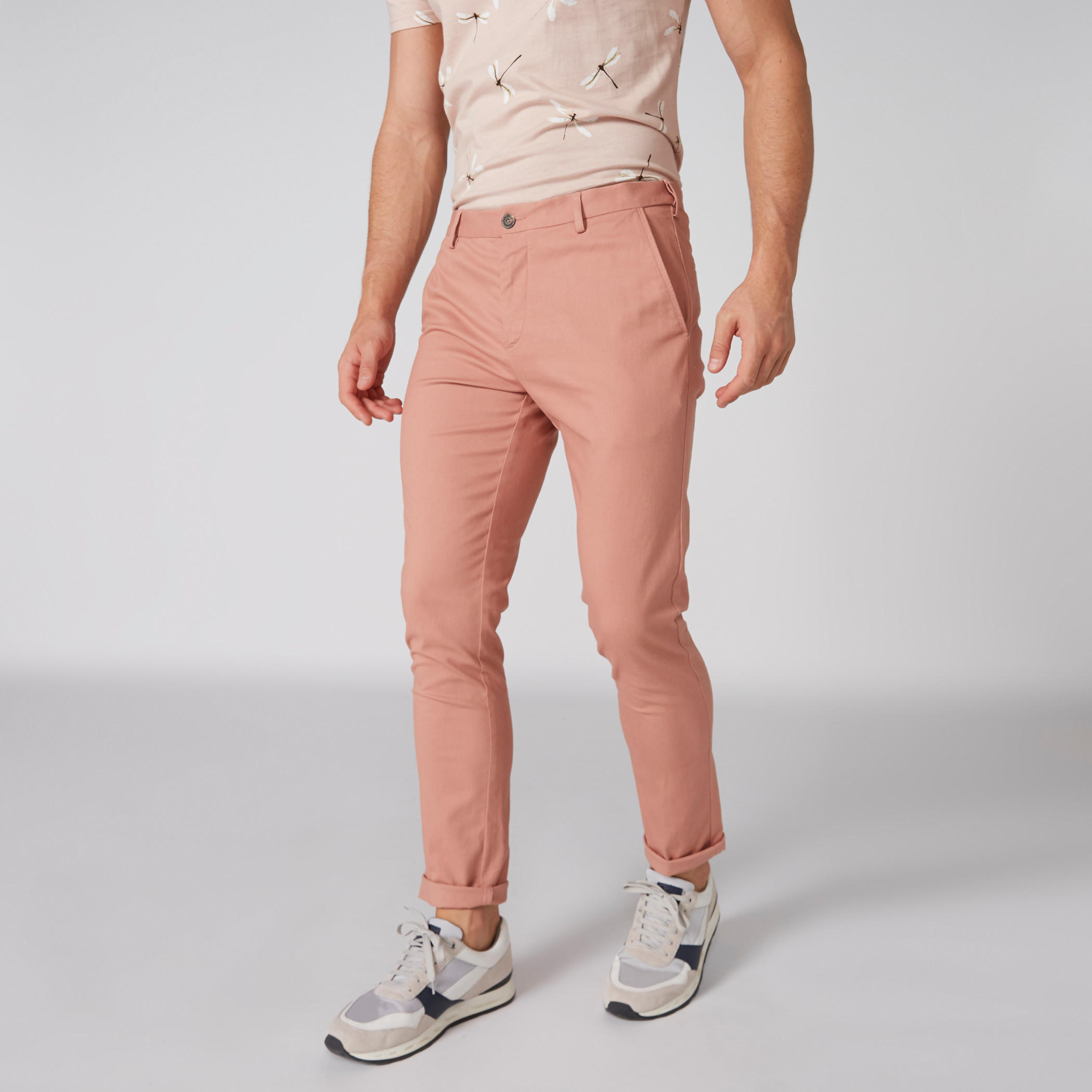 بنطال شينو طويل بزر إغلاق وجيوب-men-clothing-bottoms-trousersandchinos-trousers-image-1