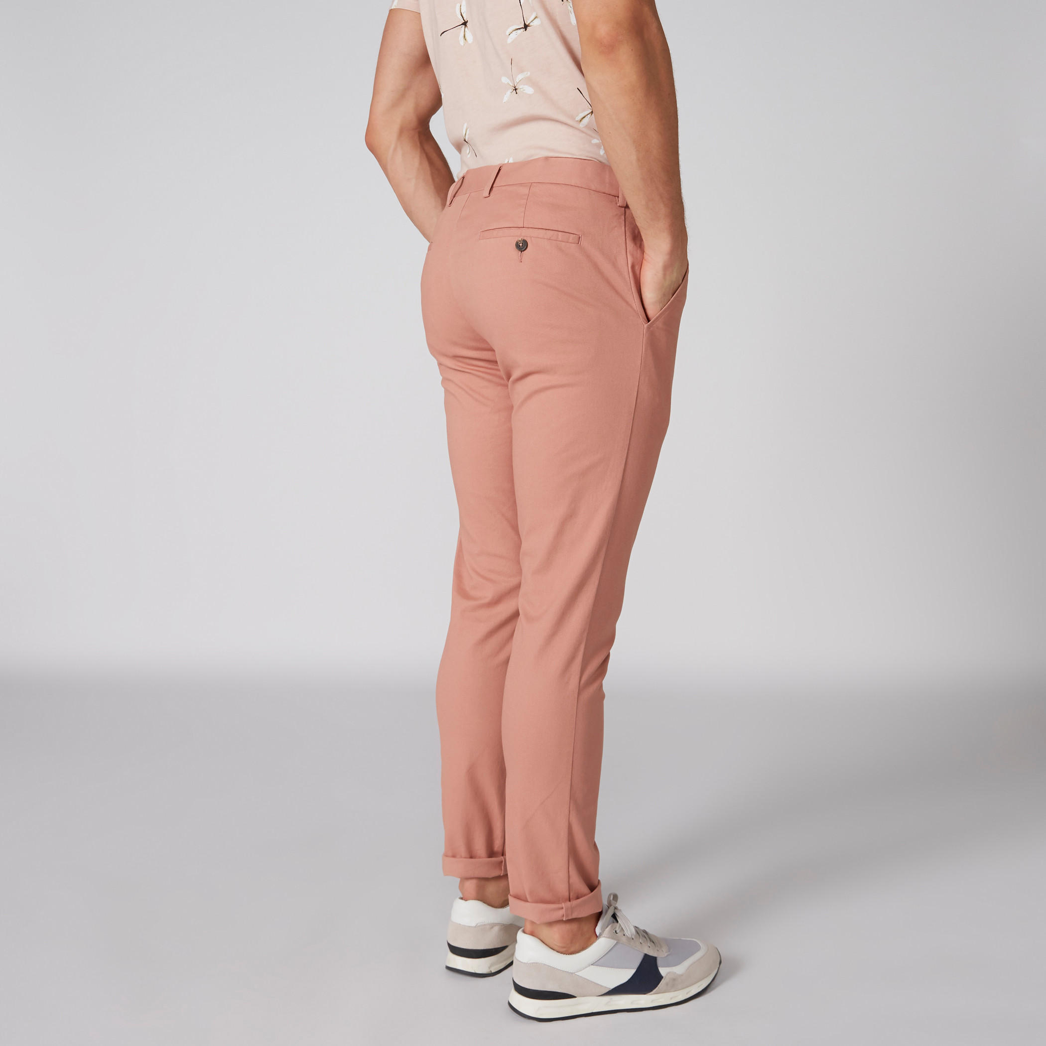 بنطال شينو طويل بزر إغلاق وجيوب-men-clothing-bottoms-trousersandchinos-trousers-image-2