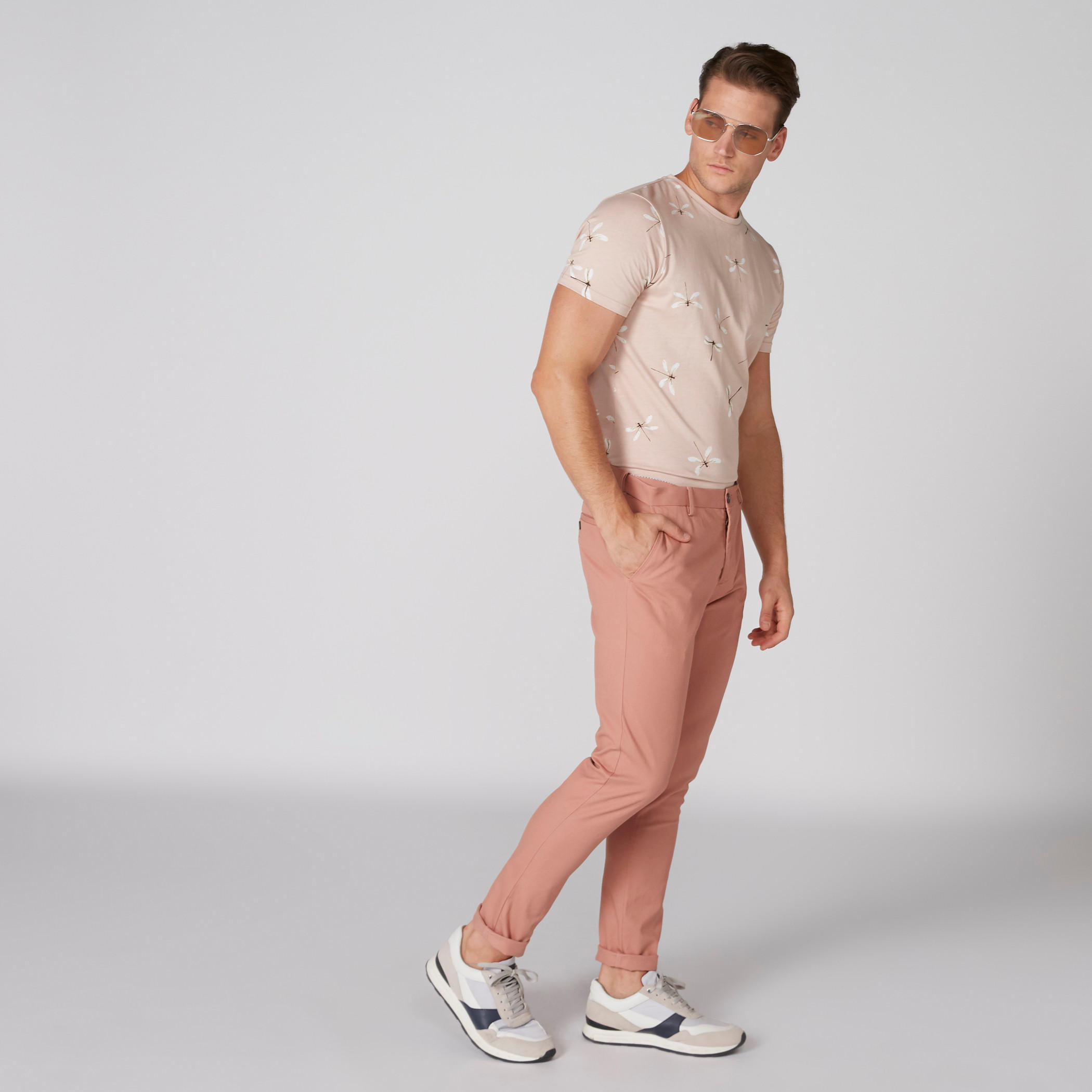بنطال شينو طويل بزر إغلاق وجيوب-men-clothing-bottoms-trousersandchinos-trousers-image-3