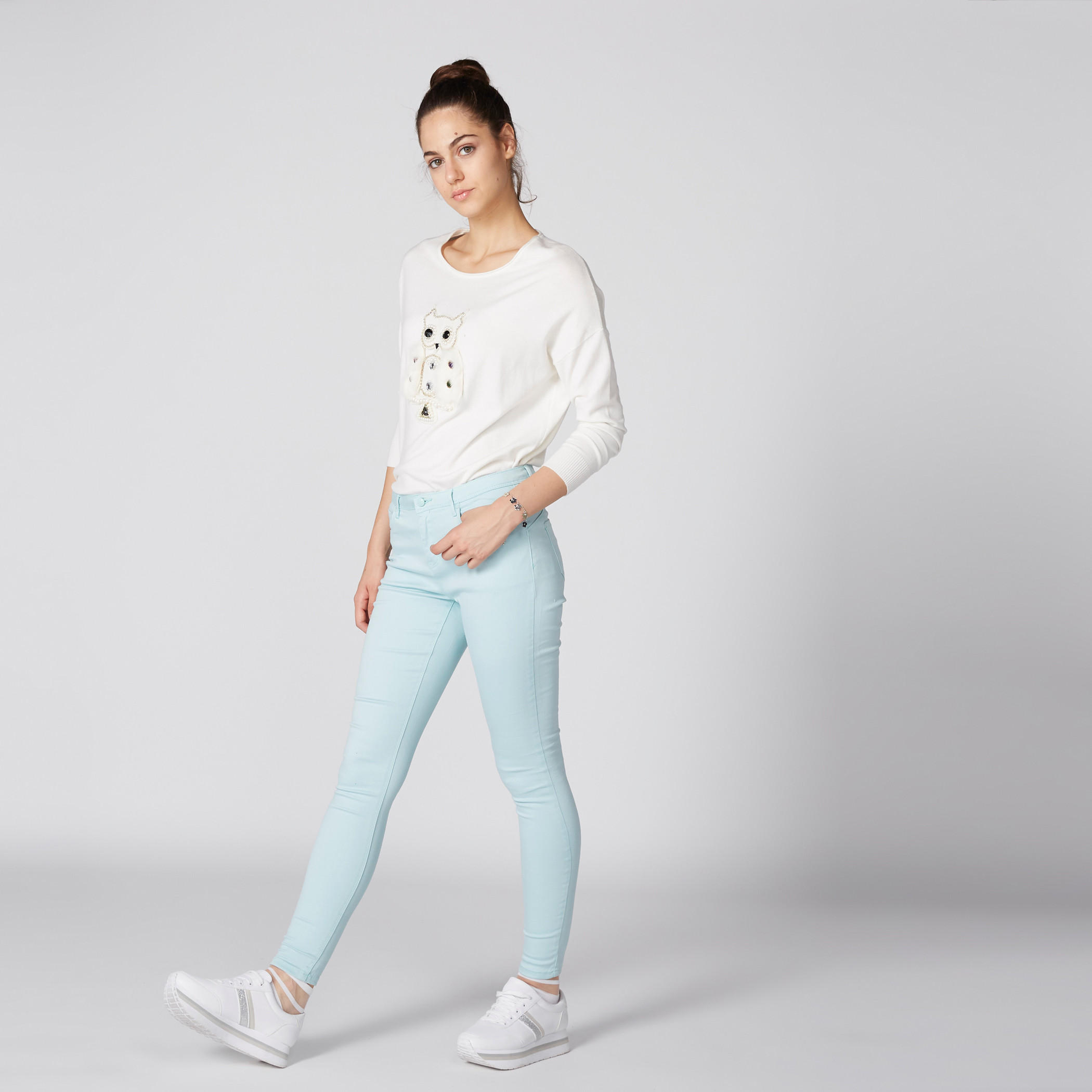 بنطال طويل بزر إغلاق وجيوب-women-clothing-bottoms-trousers-image-6
