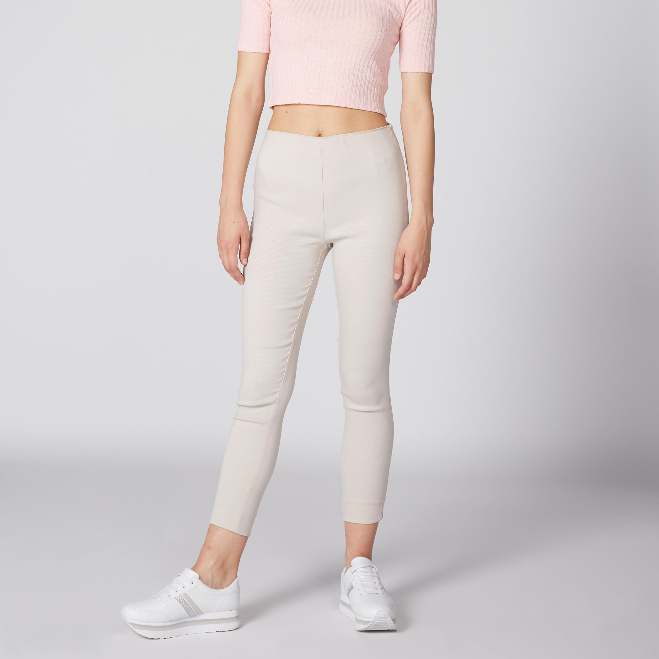 بنطال جيجينجز بسحاب إغلاق-women-clothing-bottoms-leggings-image-1