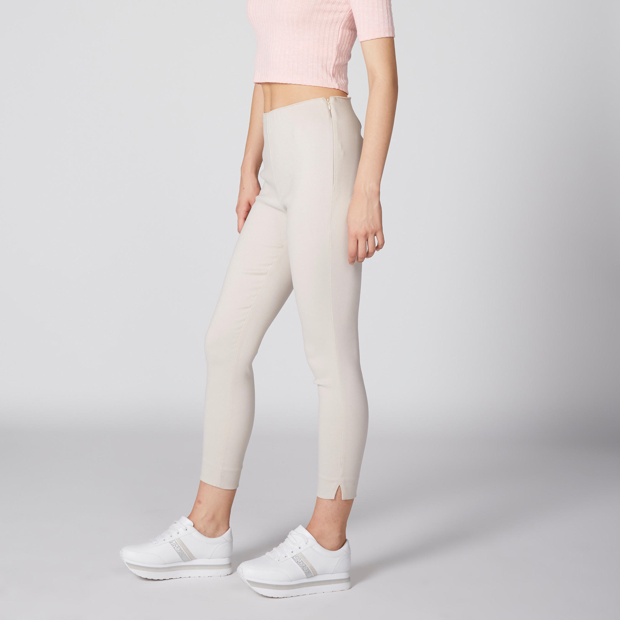 بنطال جيجينجز بسحاب إغلاق-women-clothing-bottoms-leggings-image-2