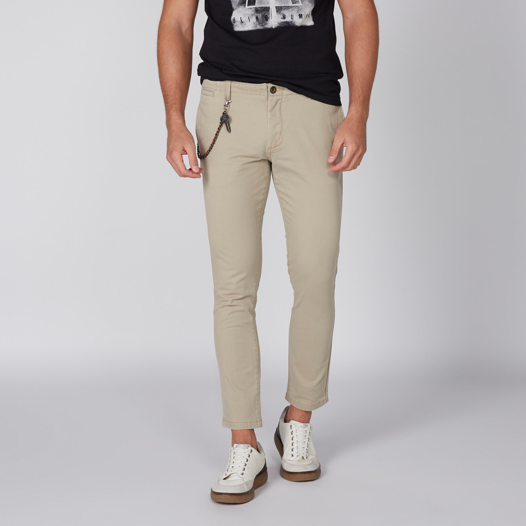 بنطال شينو طويل بزر إغلاق وجيوب-men-clothing-bottoms-trousersandchinos-trousers-image-1