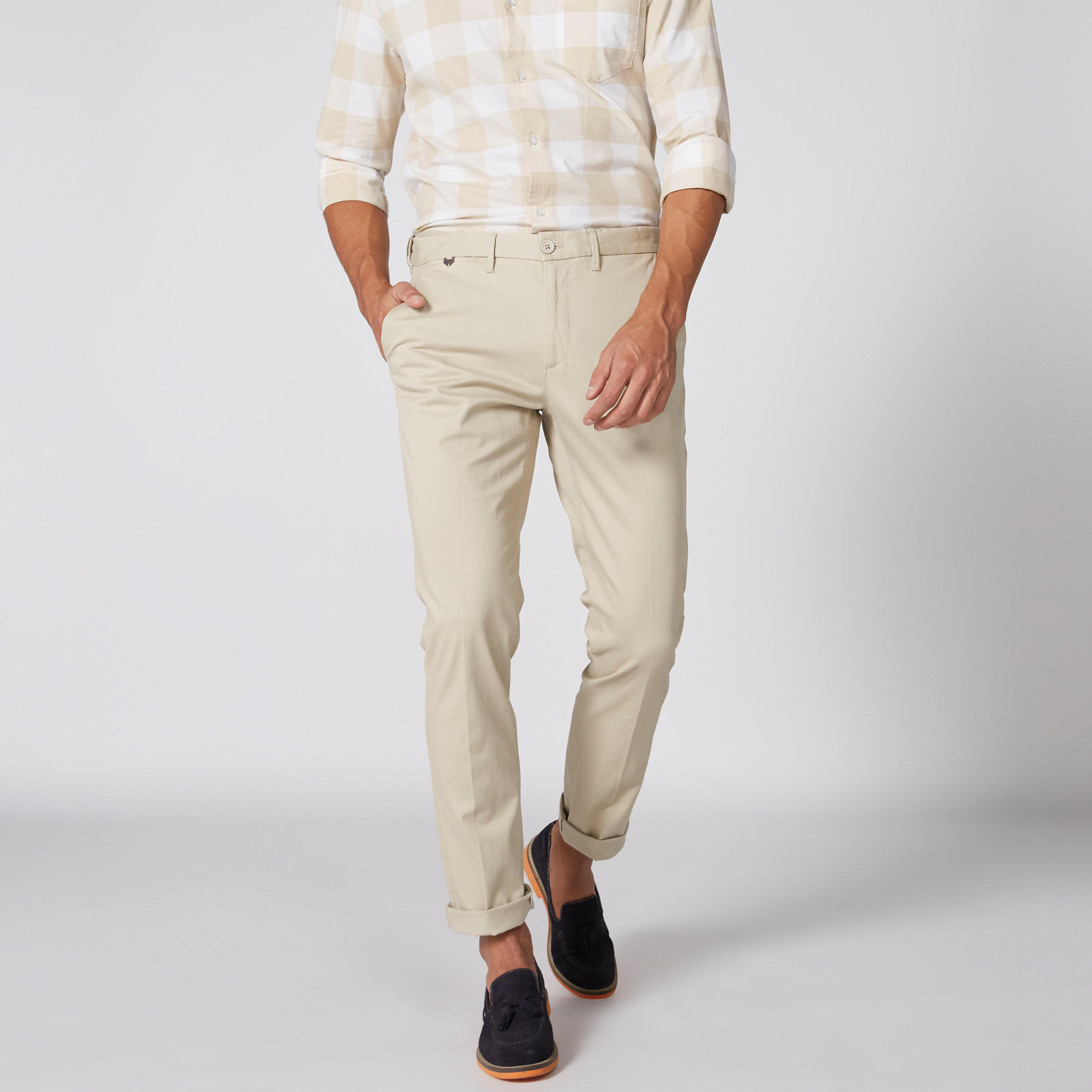بنطال شينو طويل بزر إغلاق وجيوب-men-clothing-bottoms-trousersandchinos-trousers-image-3