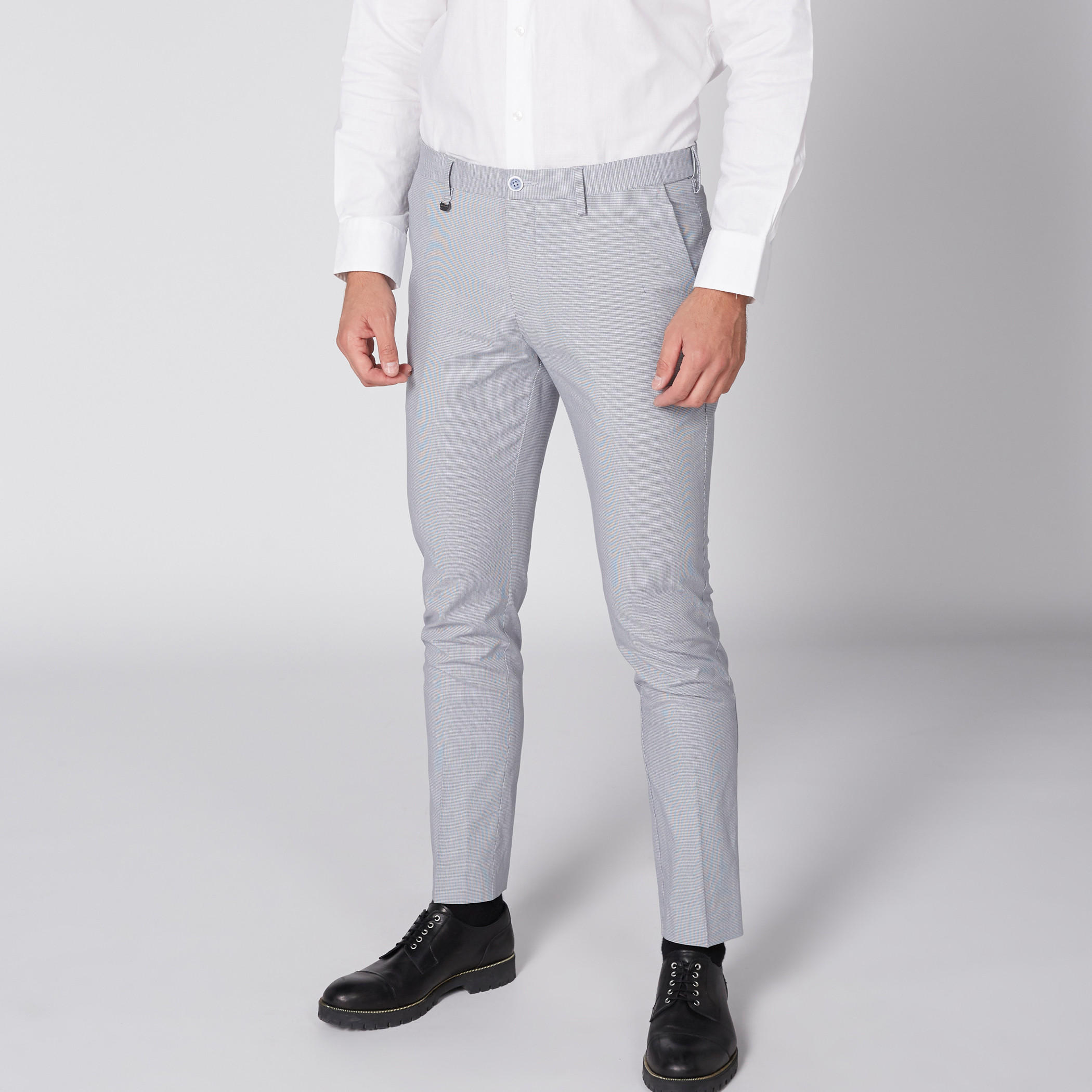 Printed Full Length Trousers with Button Closure and Pocket Detail-men-clothing-bottoms-trousersandchinos-trousers-image-1