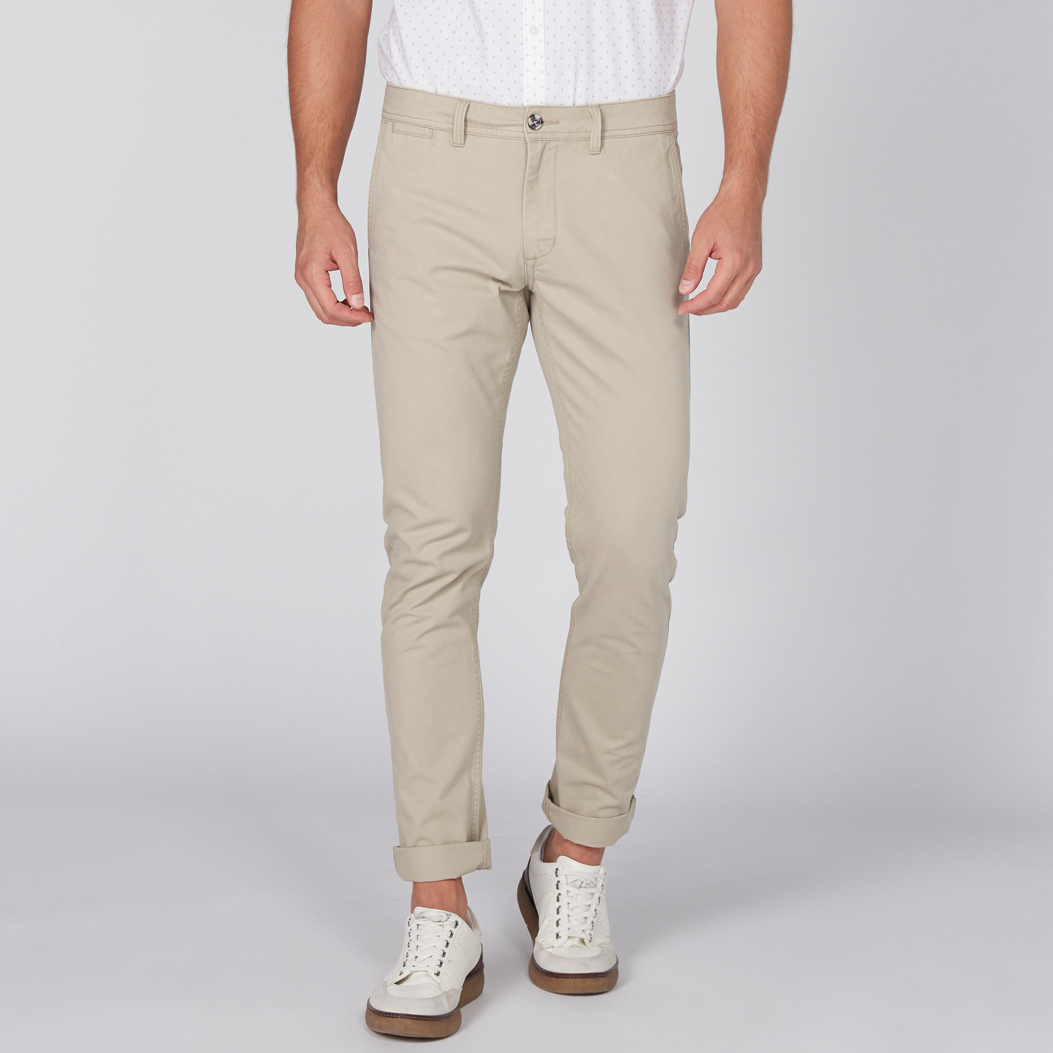 بنطال شينو طويل بزر إغلاق وجيوب-men-clothing-bottoms-trousersandchinos-trousers-image-1