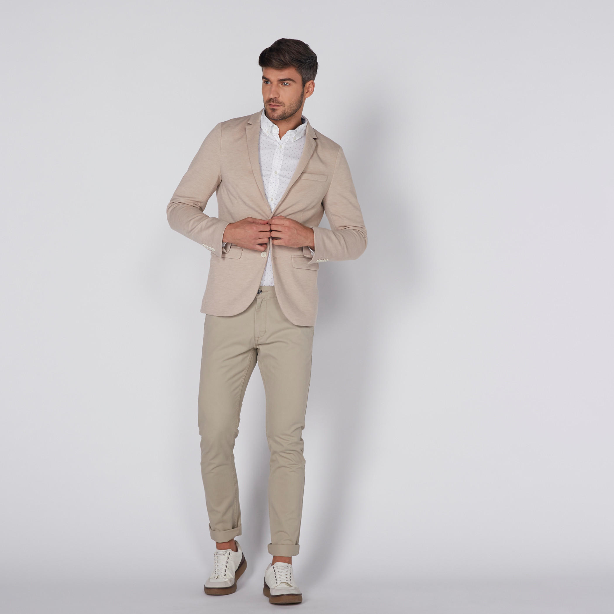 بنطال شينو طويل بزر إغلاق وجيوب-men-clothing-bottoms-trousersandchinos-trousers-image-5