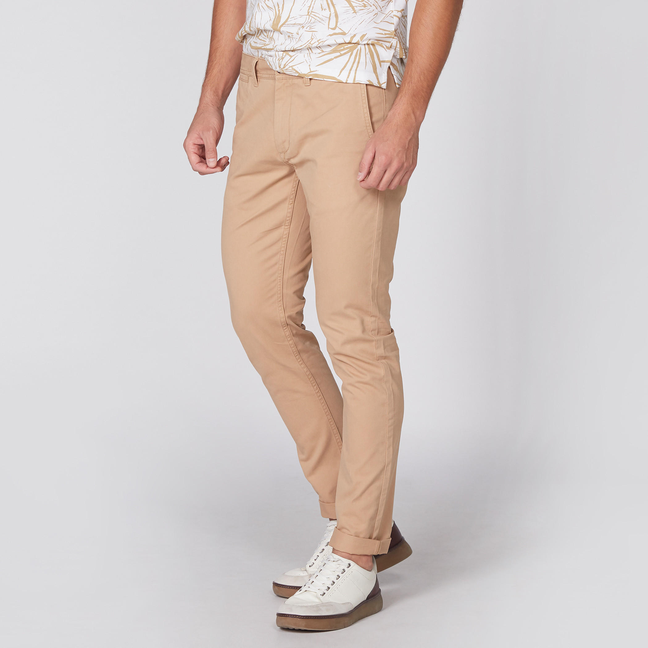 بنطال شينو طويل بزر إغلاق وجيوب-men-clothing-bottoms-trousersandchinos-trousers-image-3