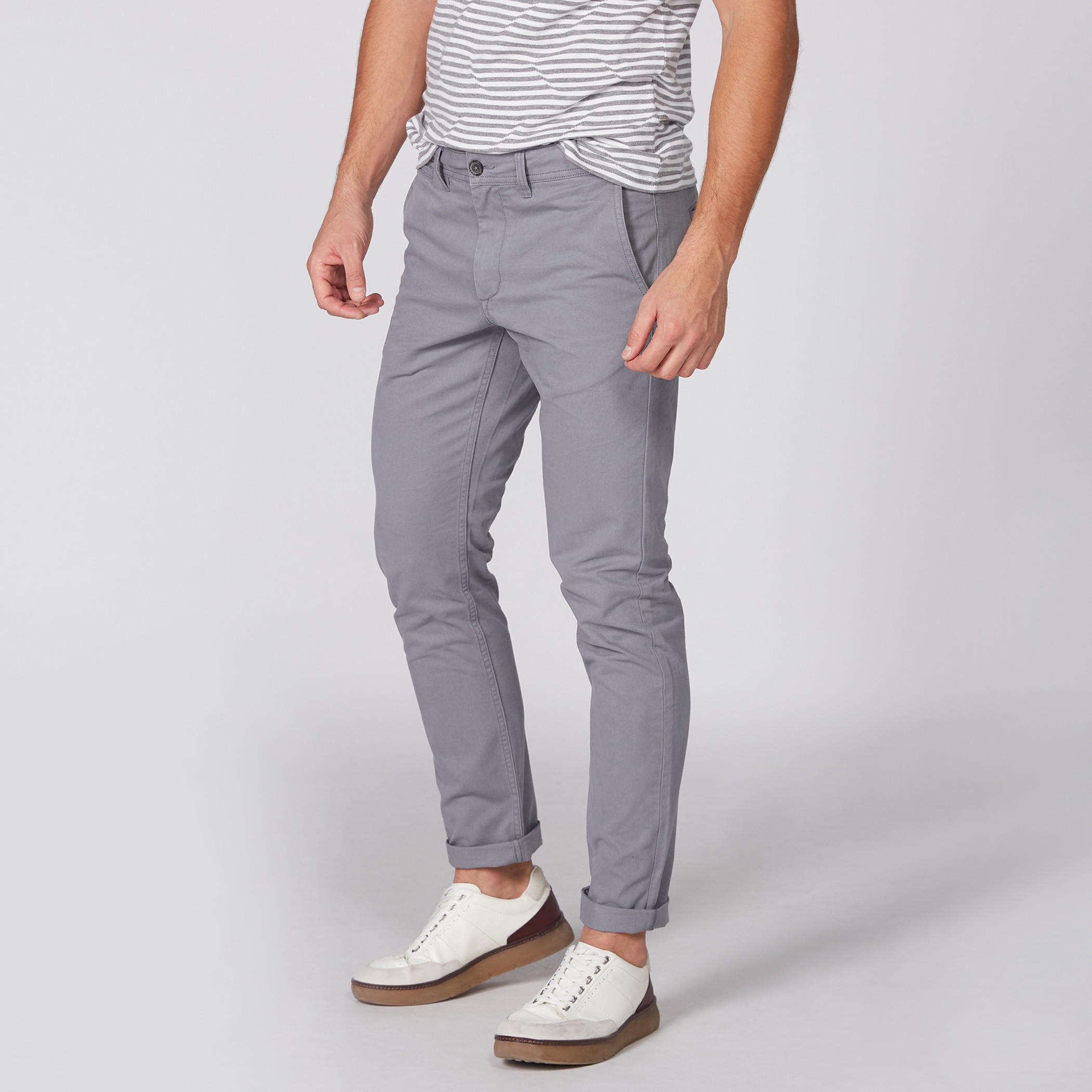 بنطال شينو طويل بزر إغلاق وجيوب-men-clothing-bottoms-trousersandchinos-trousers-image-3