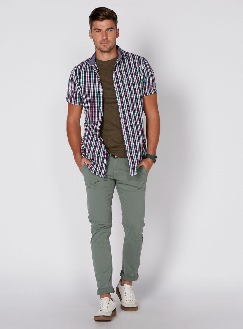 بنطال شينو طويل بجيوب وتفاصيل حزام-men-clothing-bottoms-trousersandchinos-trousers-image-2