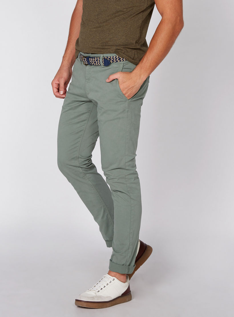 بنطال شينو طويل بجيوب وتفاصيل حزام-men-clothing-bottoms-trousersandchinos-trousers-image-4