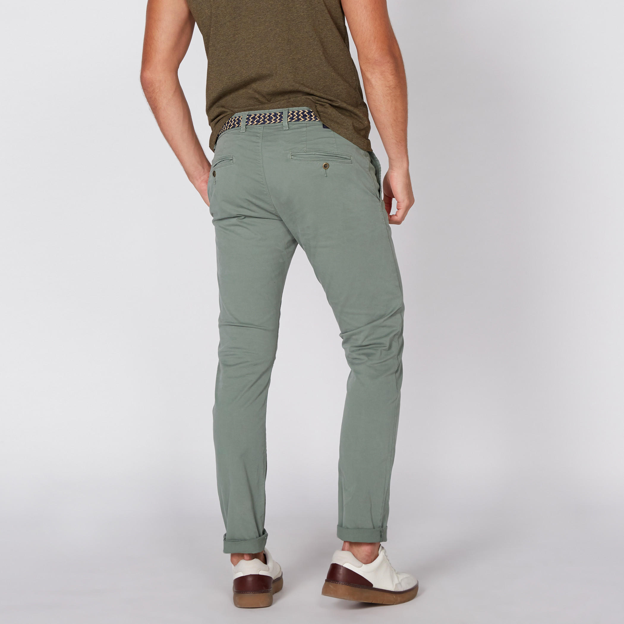 بنطال شينو طويل بجيوب وتفاصيل حزام-men-clothing-bottoms-trousersandchinos-trousers-image-5