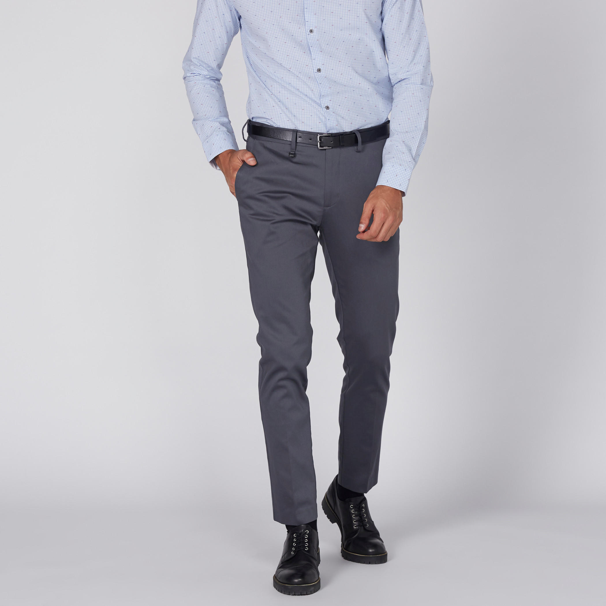 بنطال طويل بزر إغلاق وجيوب-men-clothing-bottoms-trousersandchinos-trousers-image-1