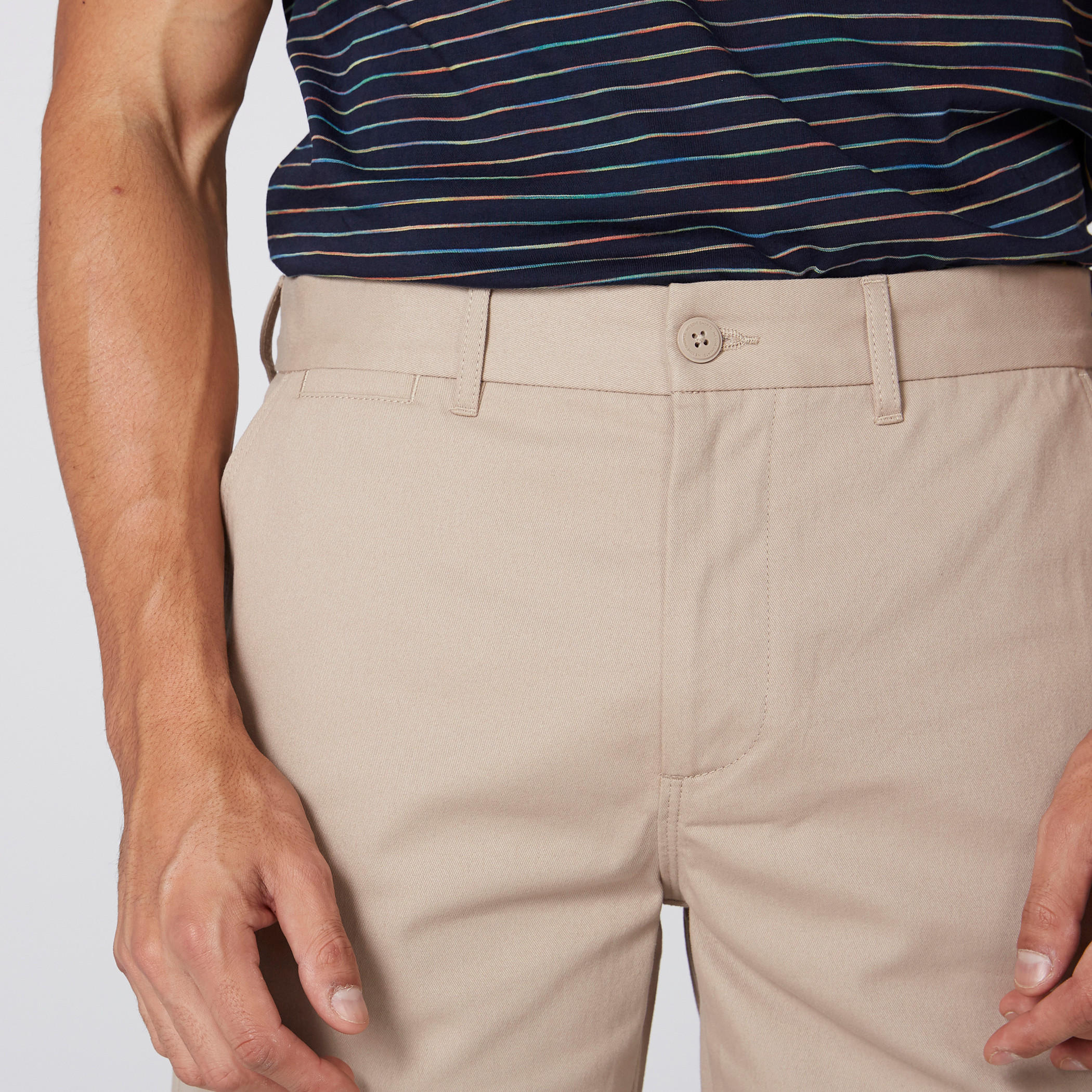 Pocket Detail Shorts with Button Closure-men-clothing-bottoms-shorts-image-1