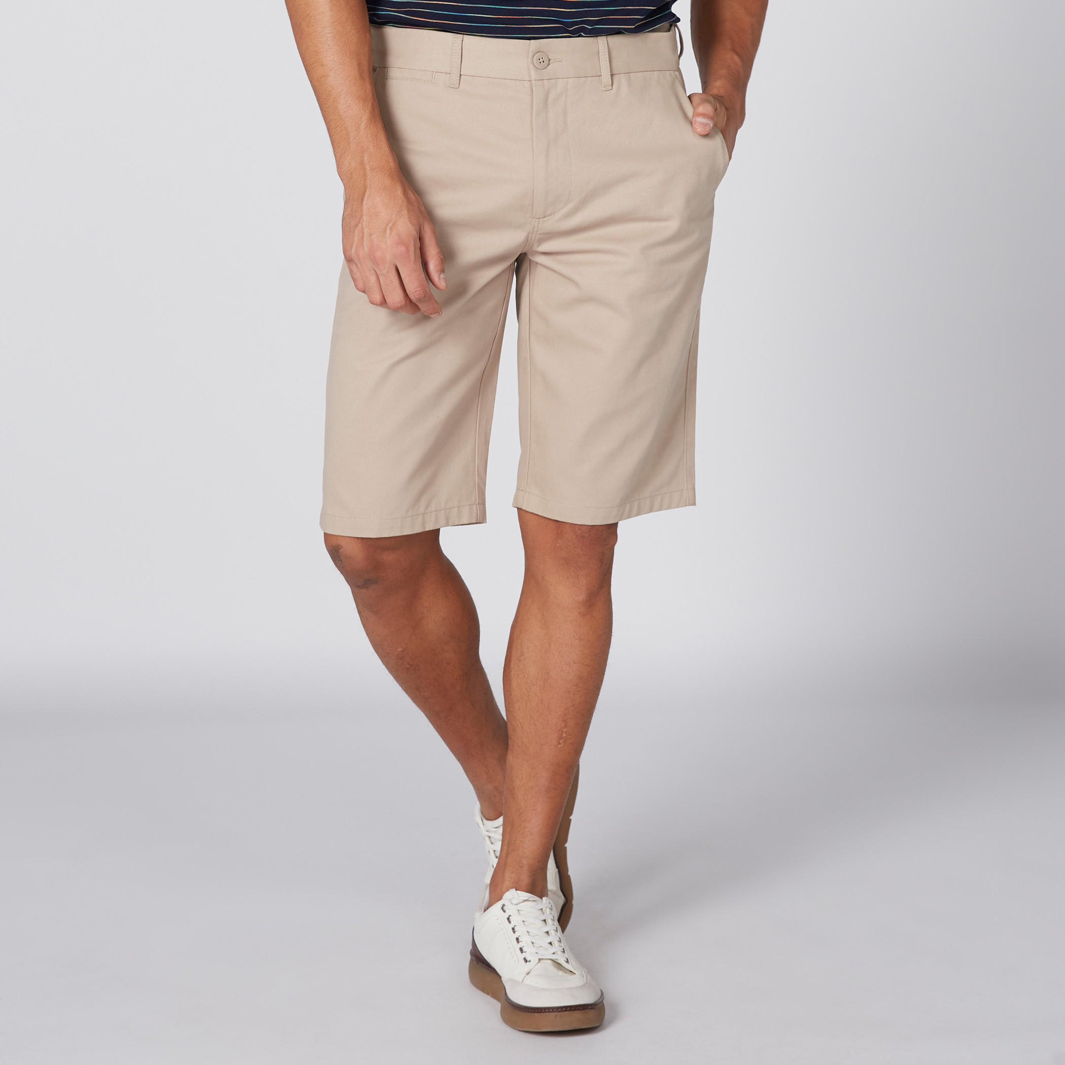 Pocket Detail Shorts with Button Closure-men-clothing-bottoms-shorts-image-2