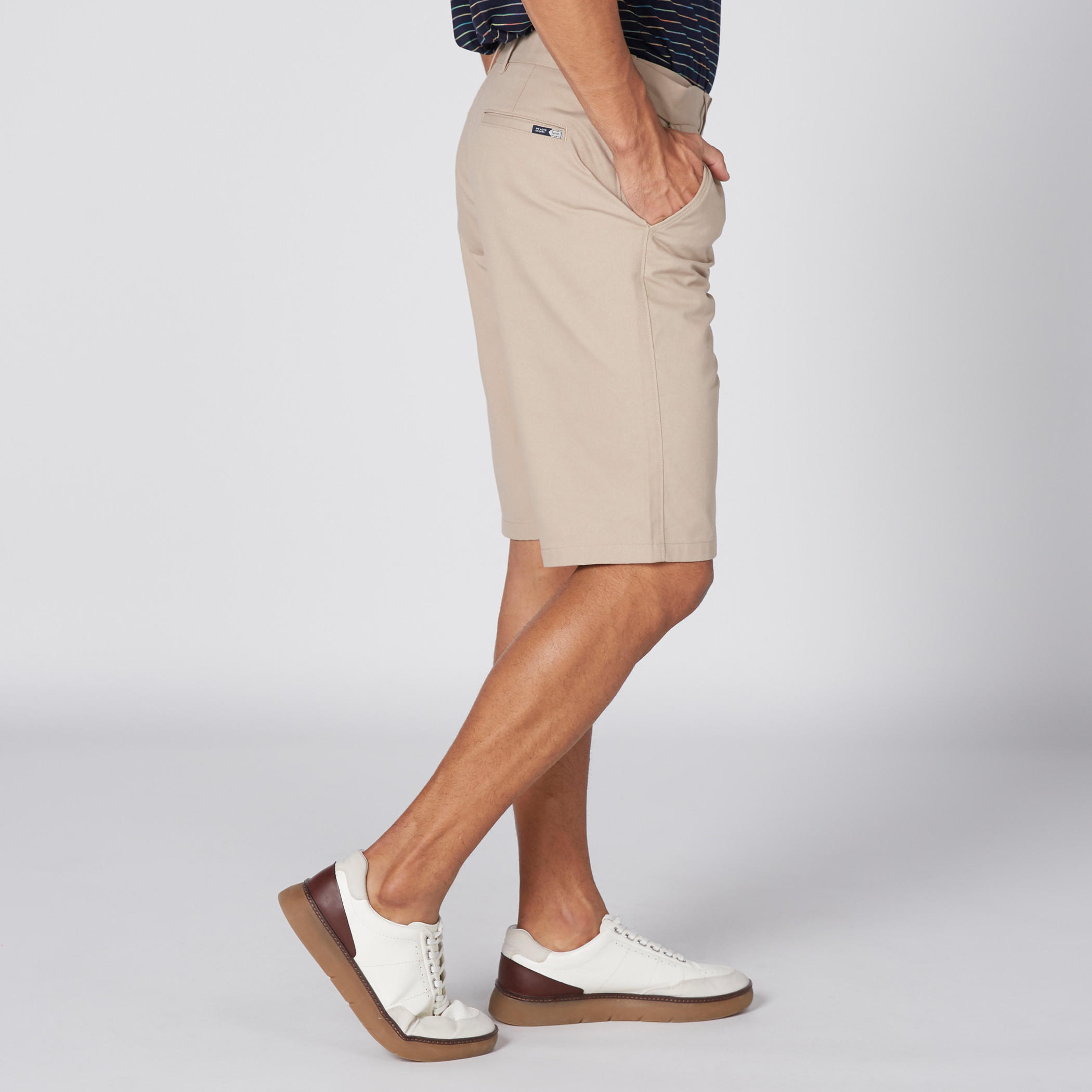 Pocket Detail Shorts with Button Closure-men-clothing-bottoms-shorts-image-3