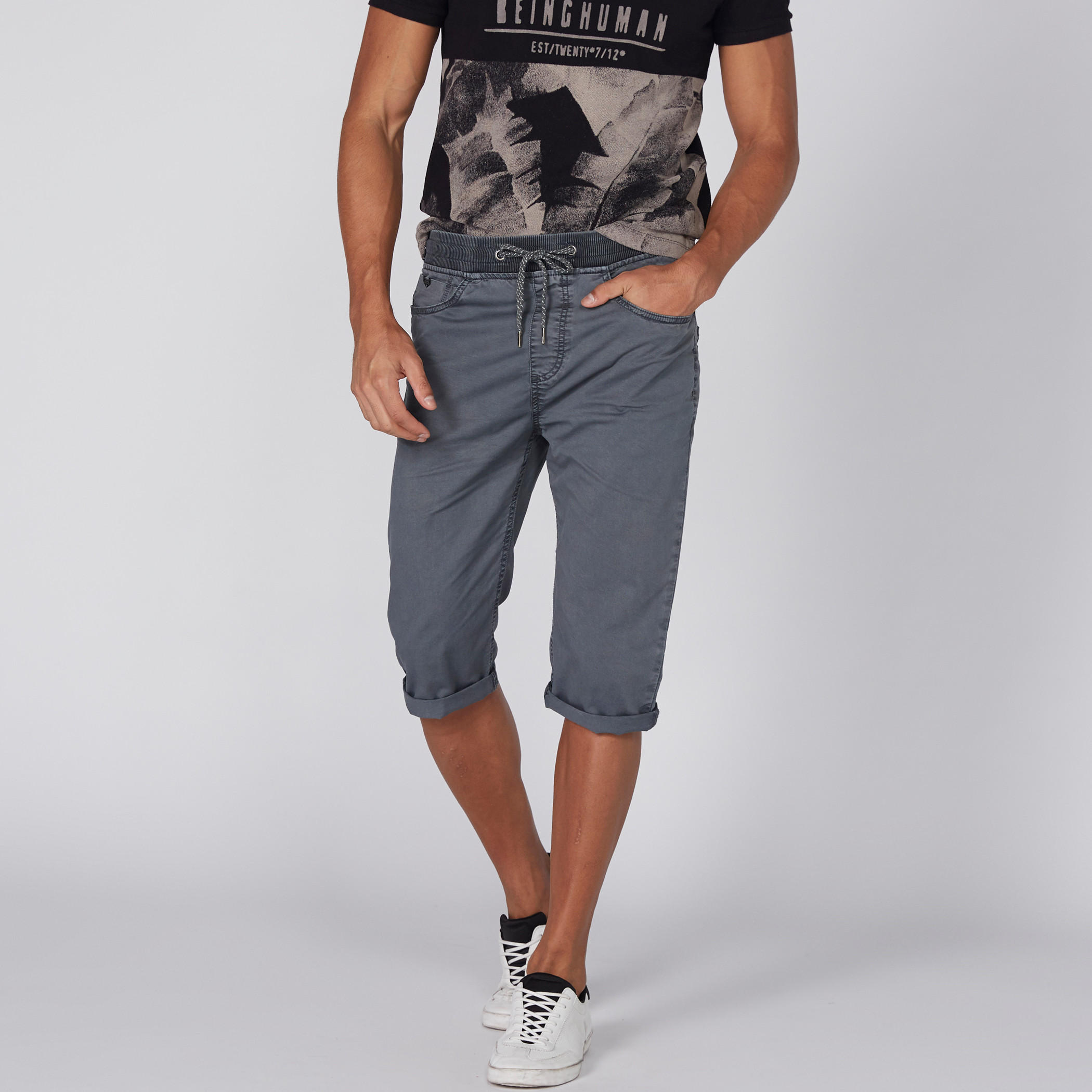 Shorts with Drawstring and Elasticised Waistband-men-clothing-bottoms-shorts-image-1