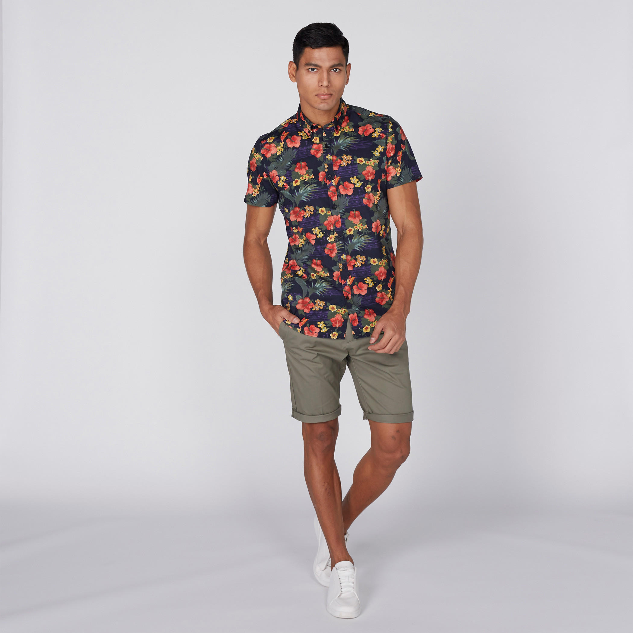 شورت بزر إغلاق وجيوب-men-clothing-bottoms-shorts-image-2