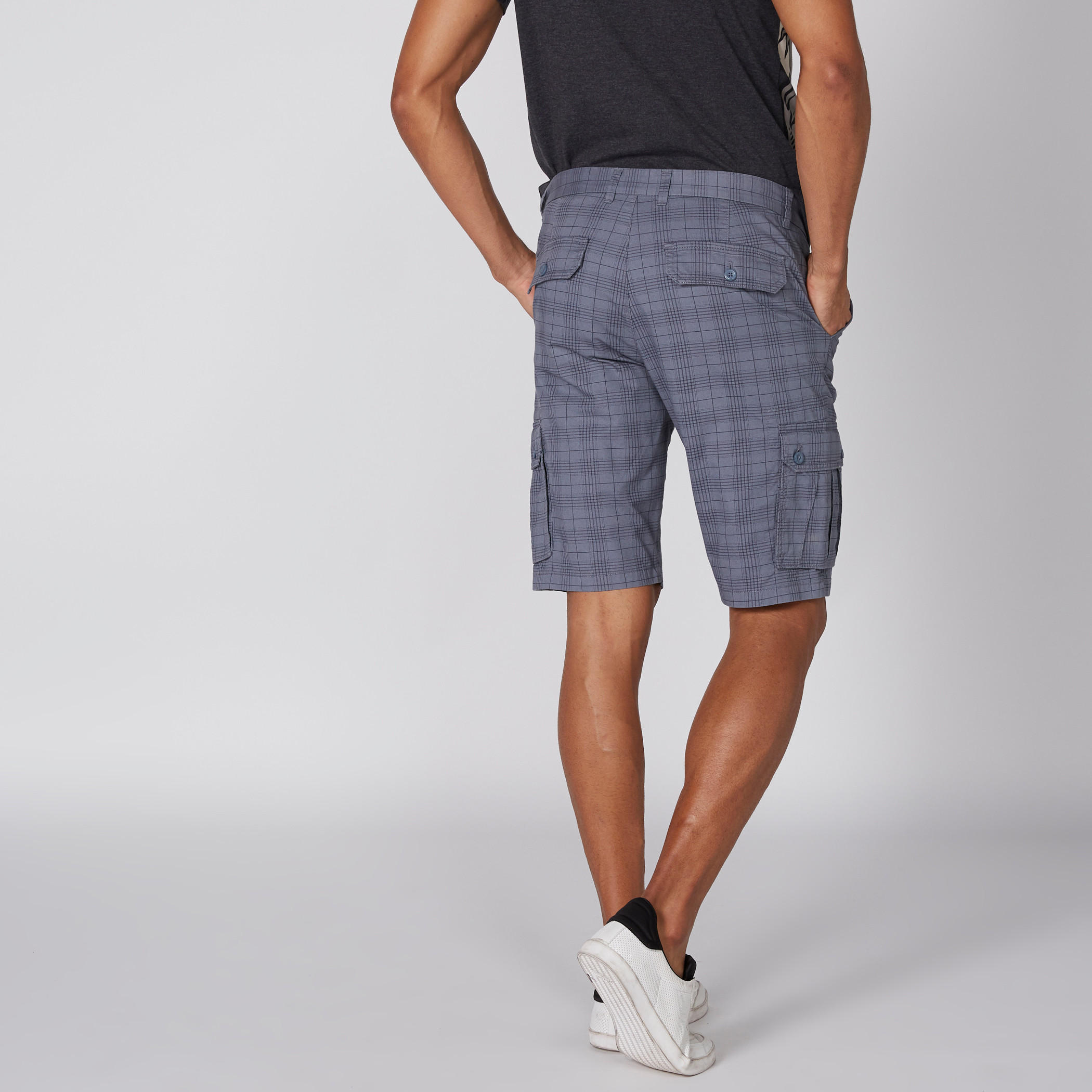 شورت كاروهات بزر إغلاق وجيوب-men-clothing-bottoms-shorts-image-5