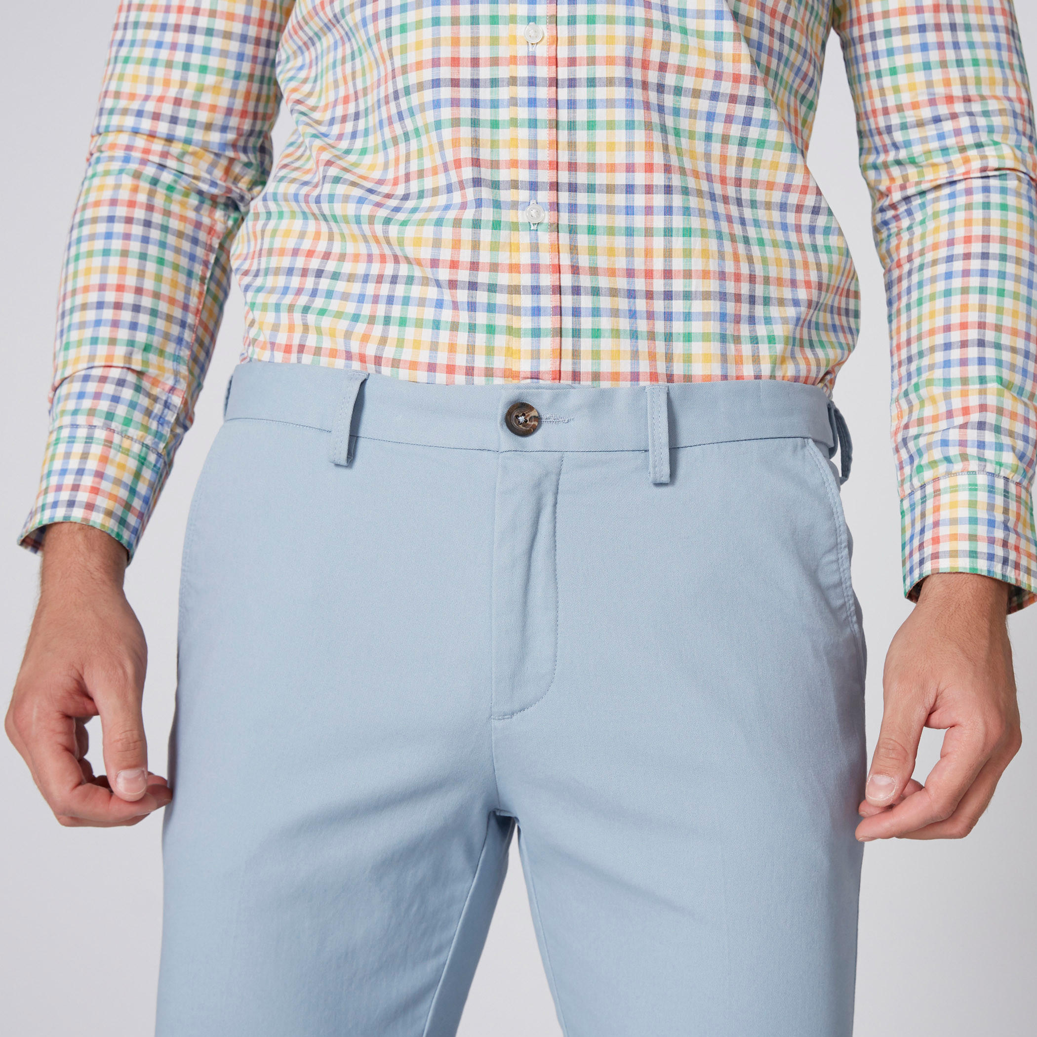بنطال شينو طويل بزر إغلاق وجيوب-men-clothing-bottoms-trousersandchinos-trousers-image-3