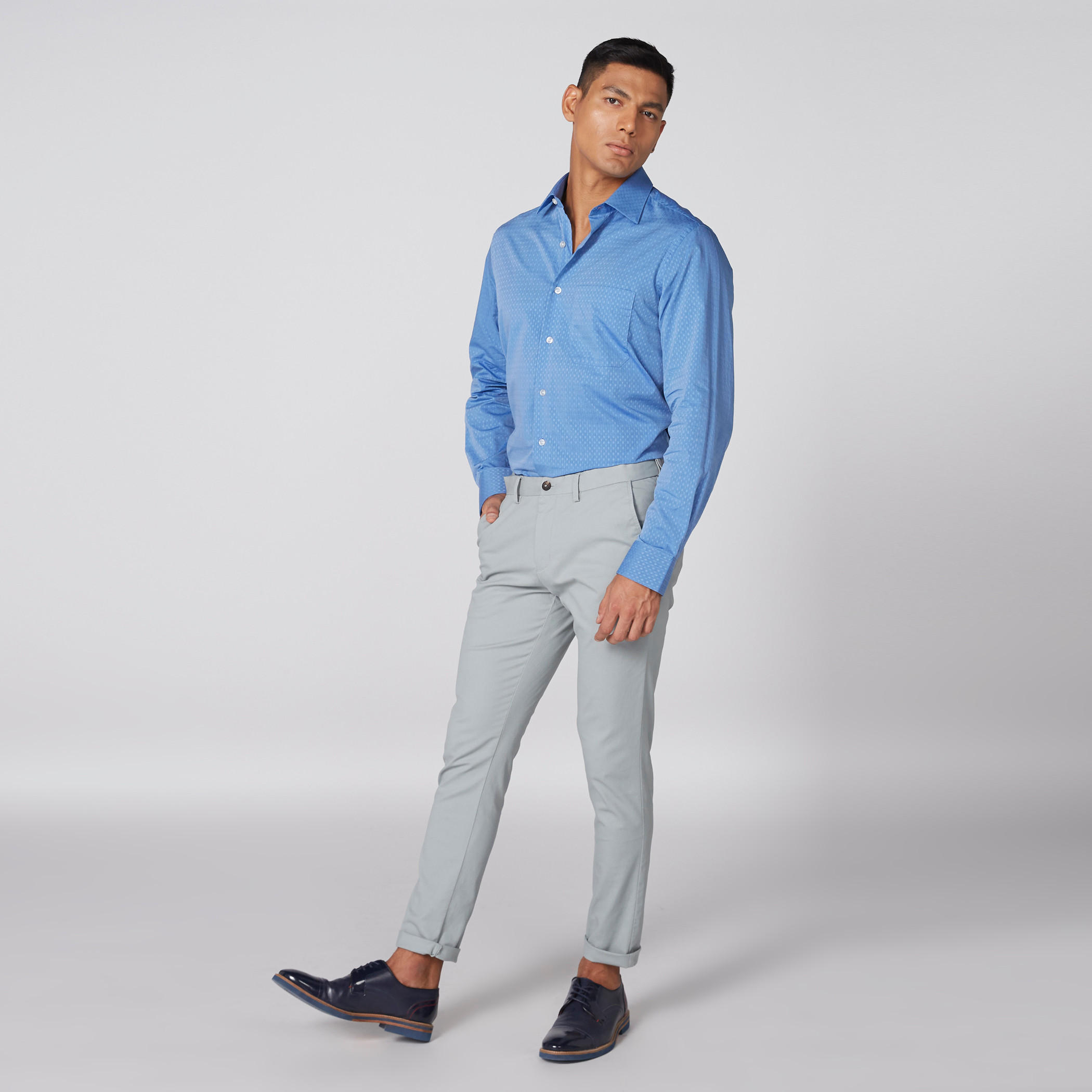 Full Length Chinos with Button Closure and Pocket Detail-men-clothing-bottoms-trousersandchinos-trousers-image-1