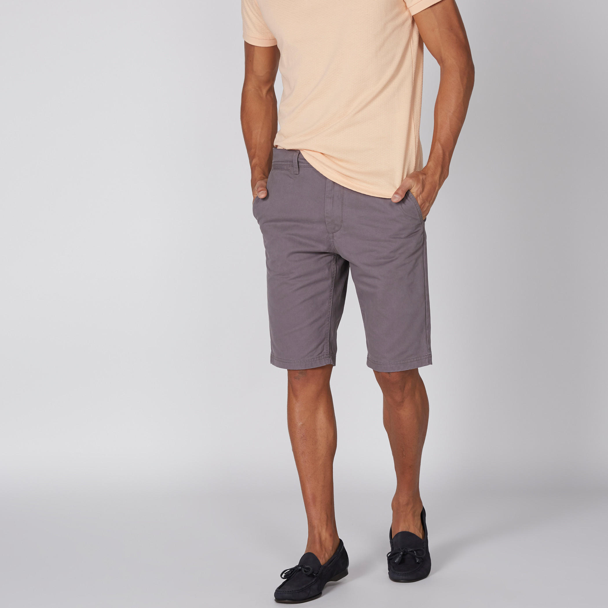 Shorts with Zip Fly and Buttoned Closure-men-clothing-bottoms-shorts-image-1
