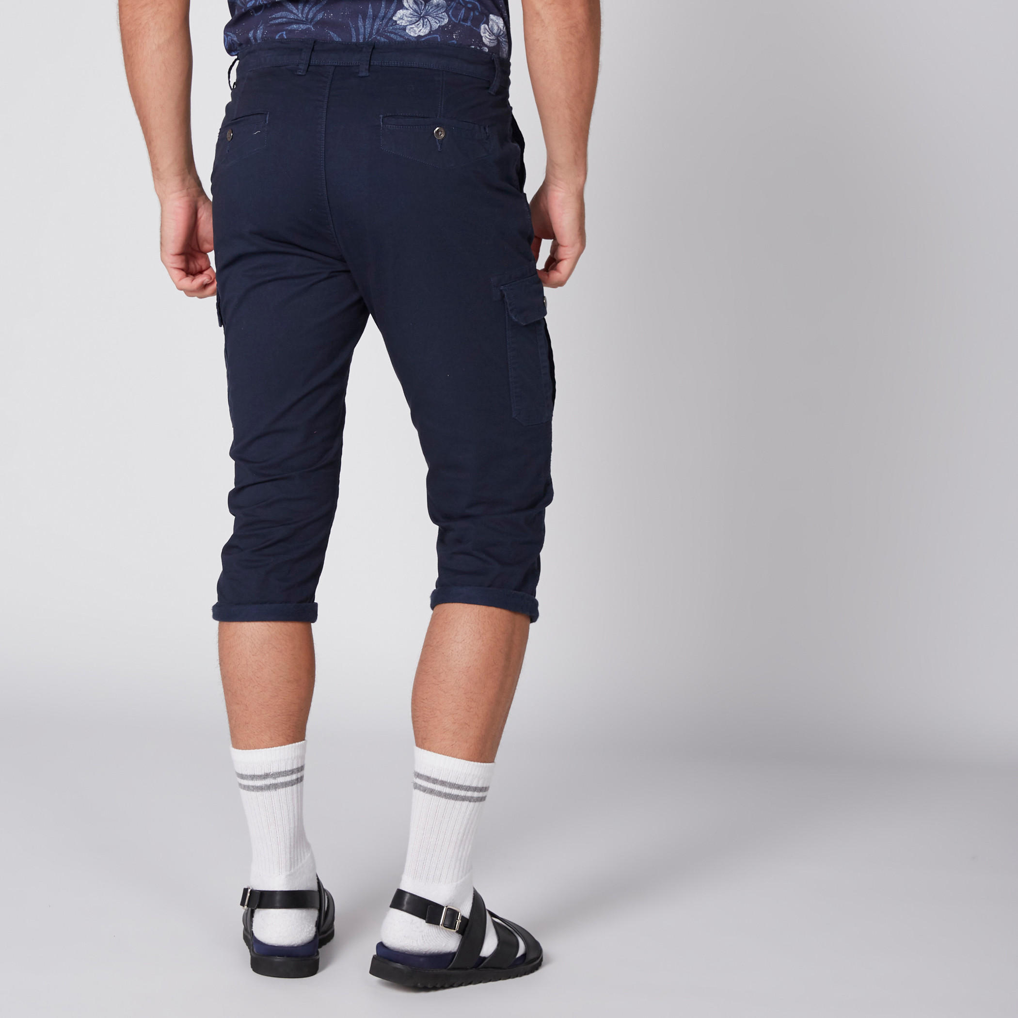 بنطال 3/4 بزر إغلاق وجيوب-men-clothing-bottoms-trousersandchinos-trousers-image-5